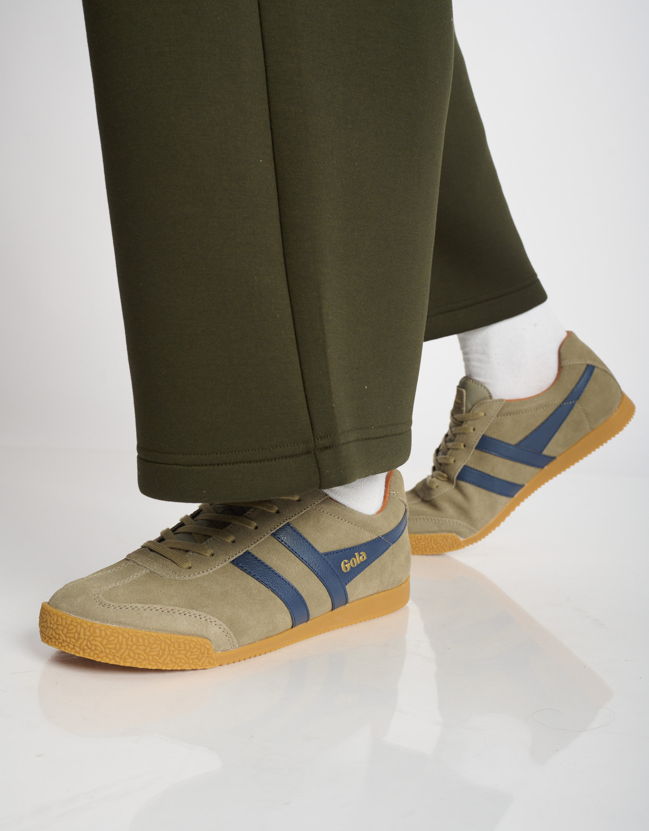 נעלי גברים - Gola - סניקרס HARRIER - בז'   כחול2