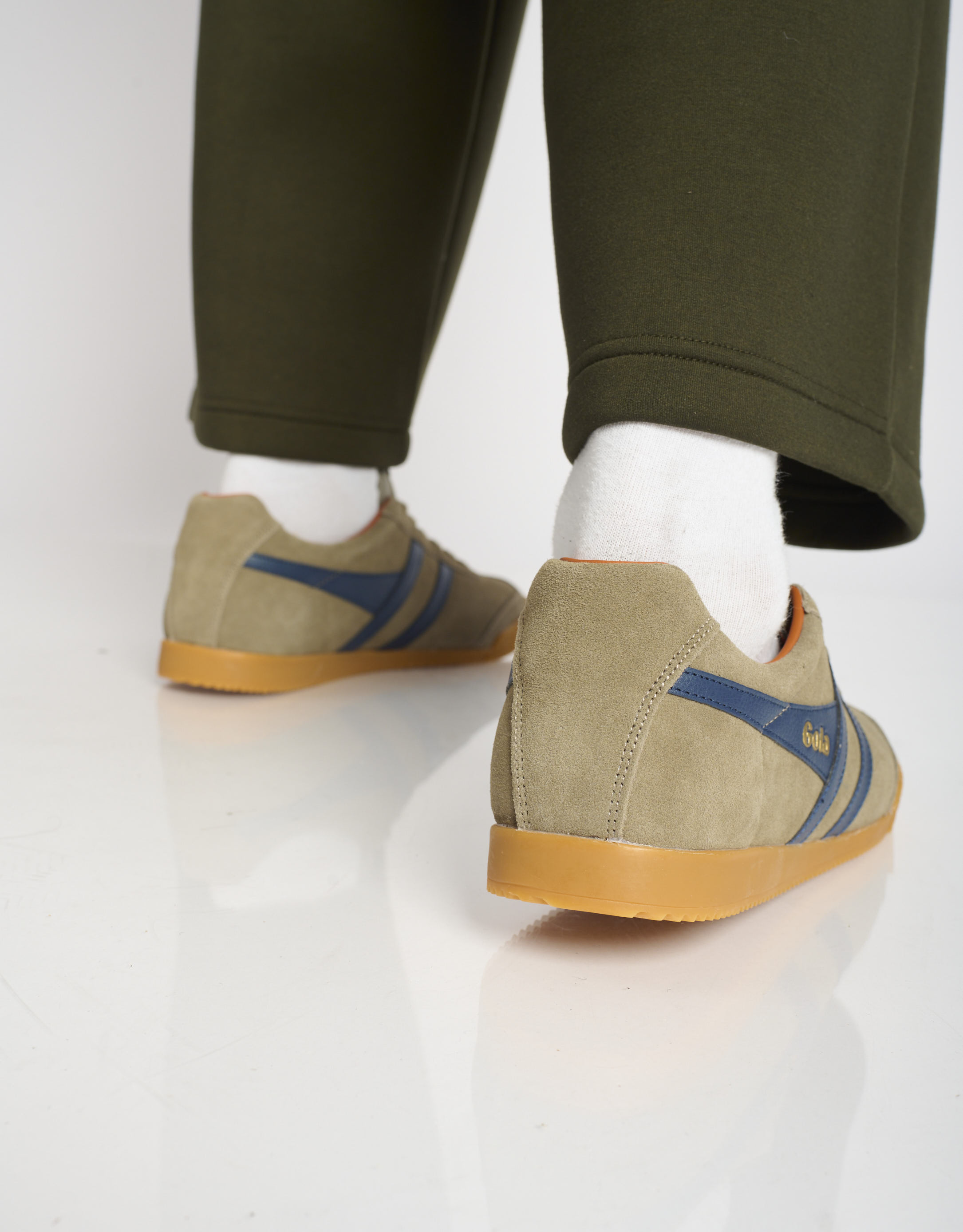 נעלי גברים - Gola - סניקרס HARRIER - בז'   כחול4