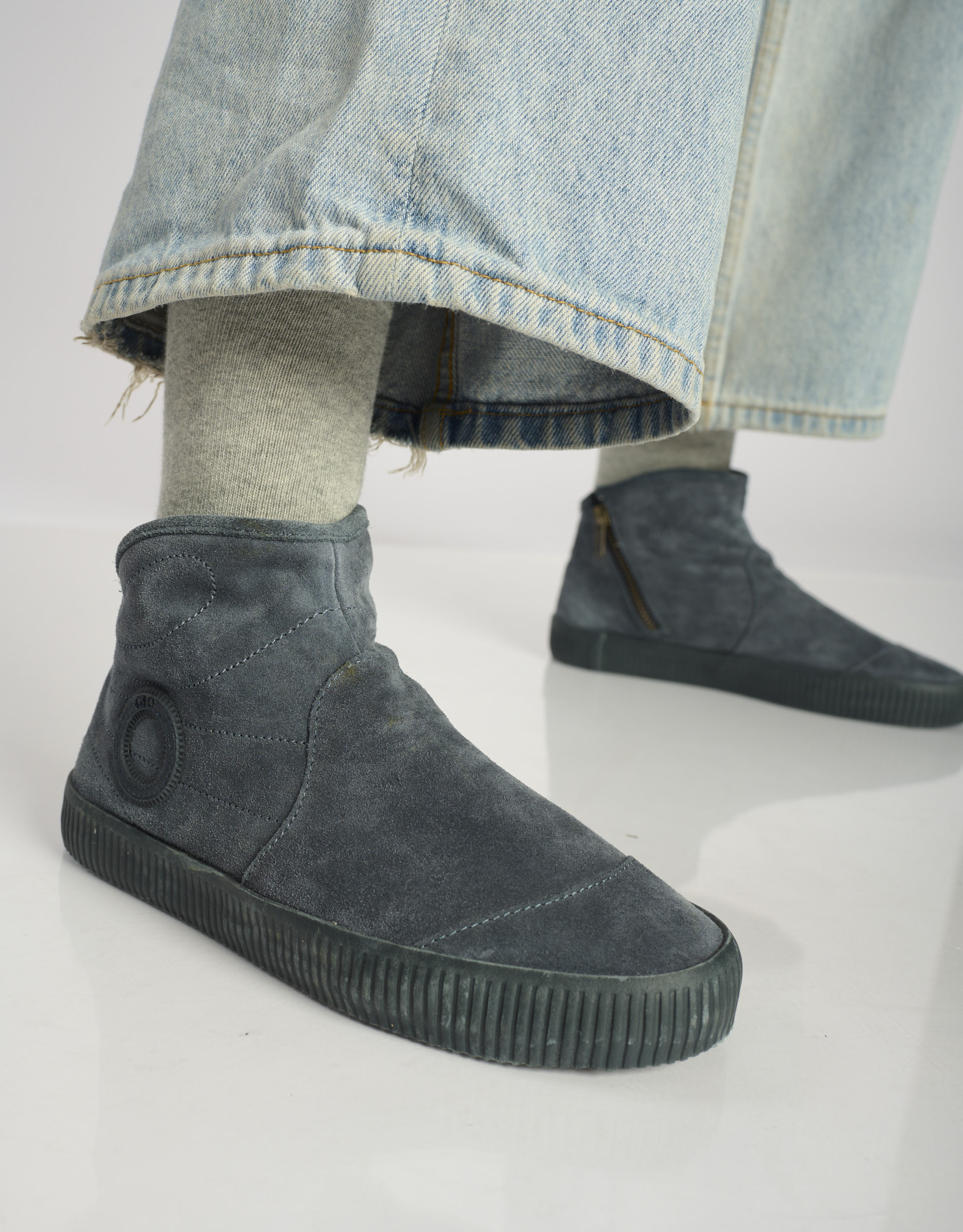 נעלי נשים - Aro - מגפוני זמש  NOELLE - כחול4