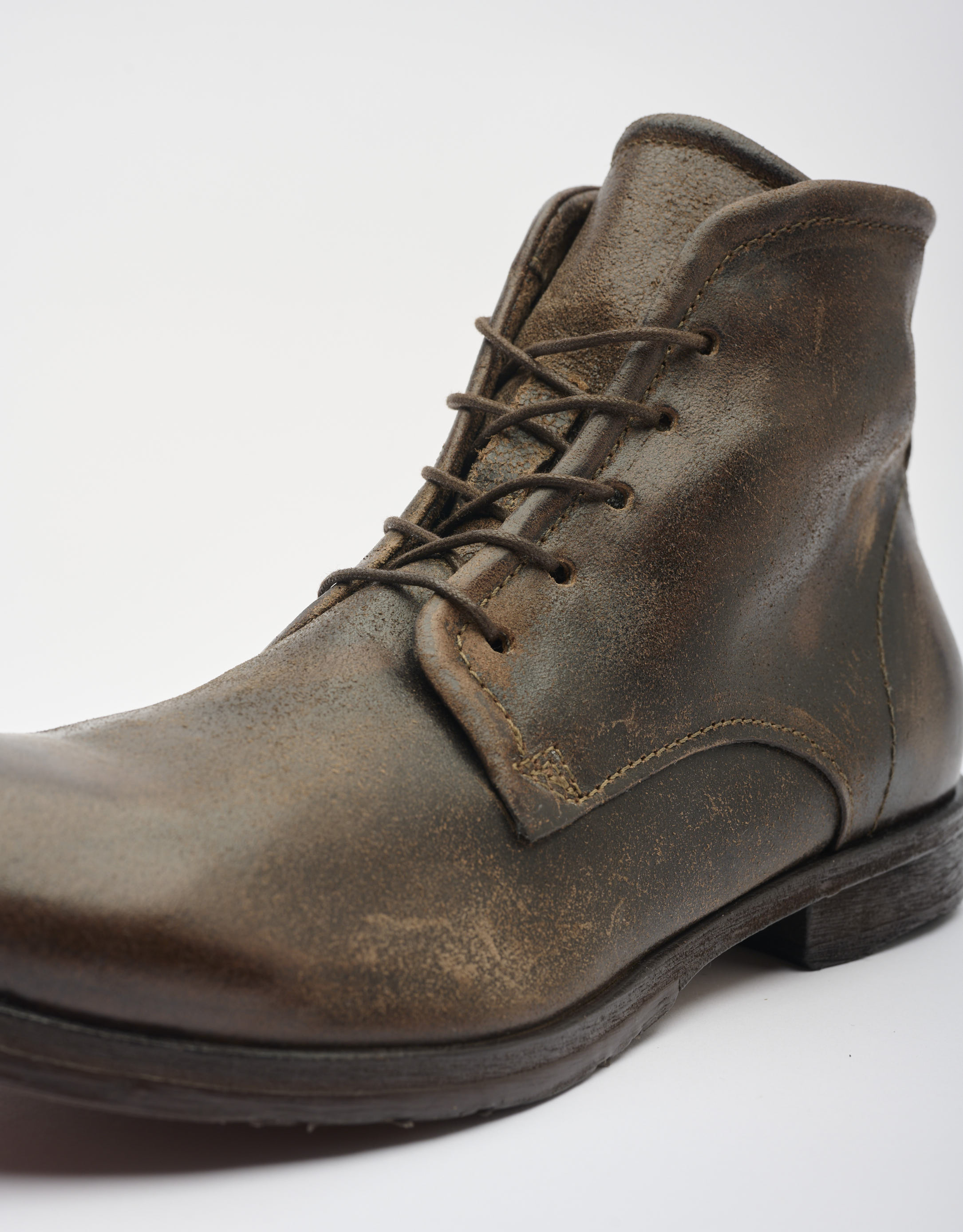 נעלי גברים - A.S. 98 - נעליים גבוהות CLASH - חום4