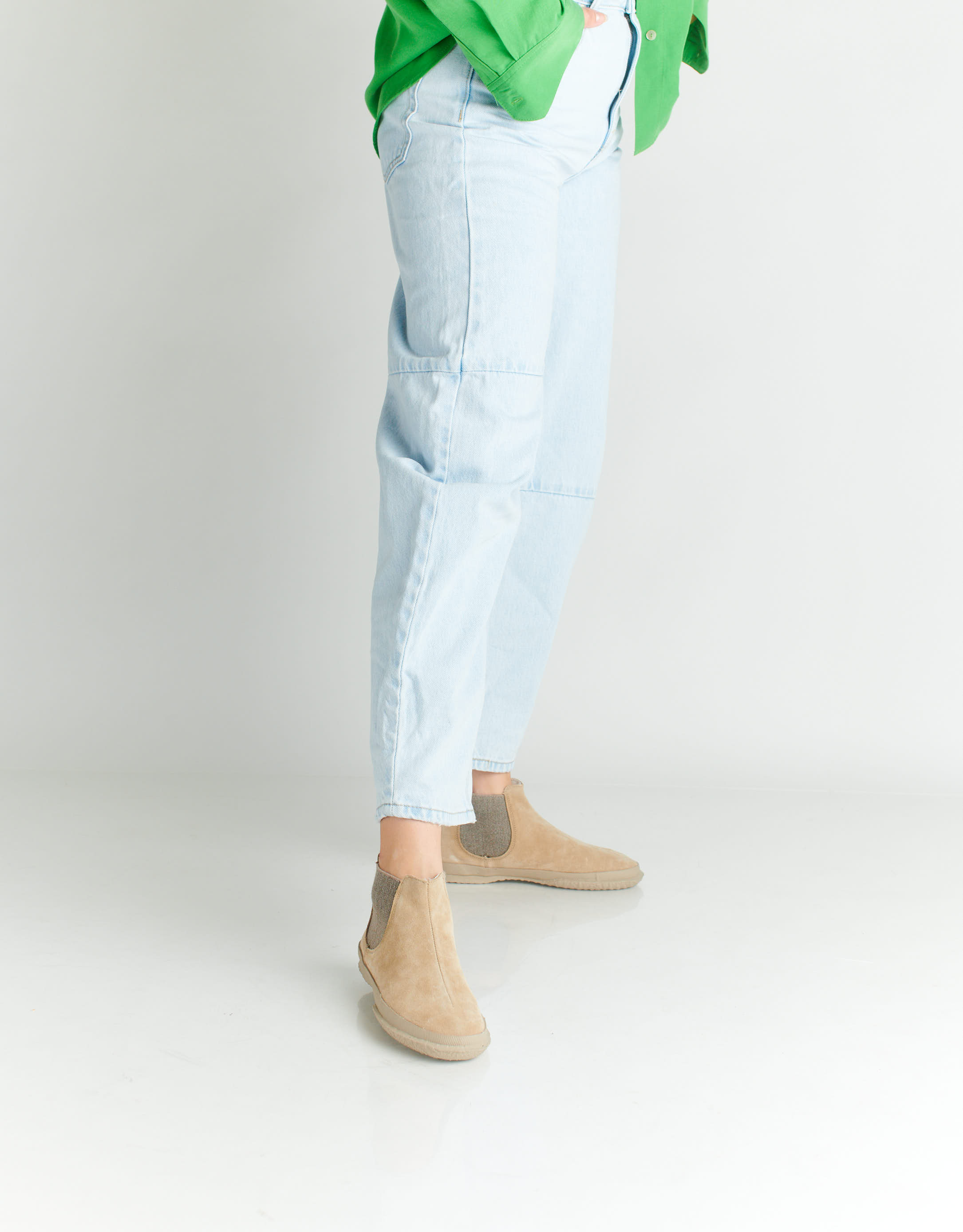 נעלי נשים - Aro - מגפוני צ'לסי WILLY - בז'4