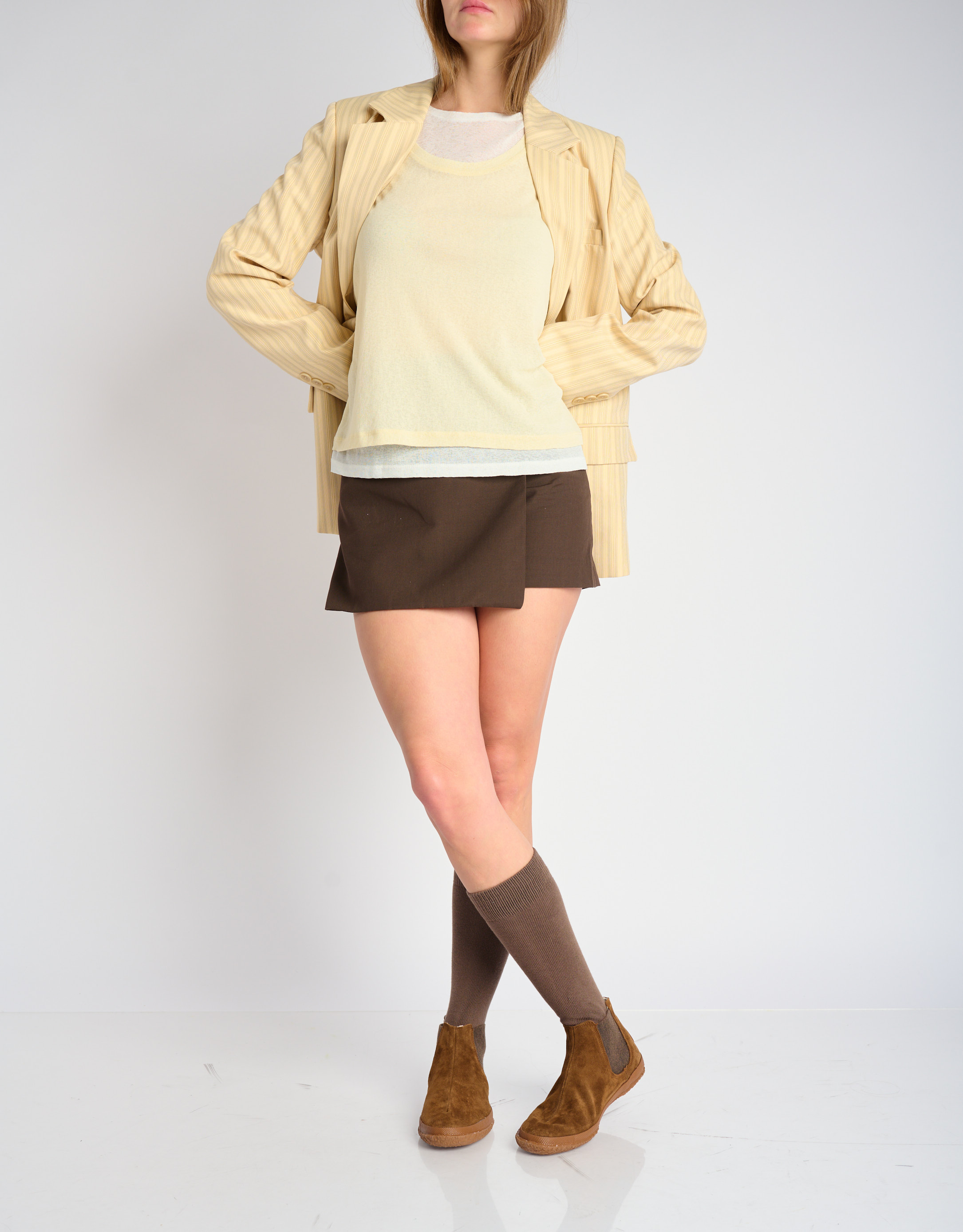 נעלי נשים - Aro - מגפוני צ'לסי WILLY - קאמל2