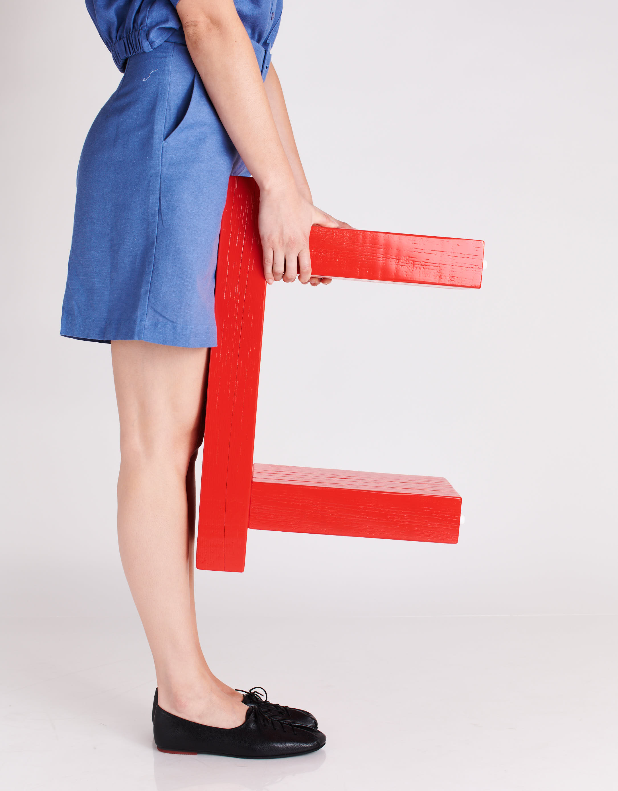 נעלי נשים - Yuko Imanishi - נעלי עור שטוחות KOTONE - שחור