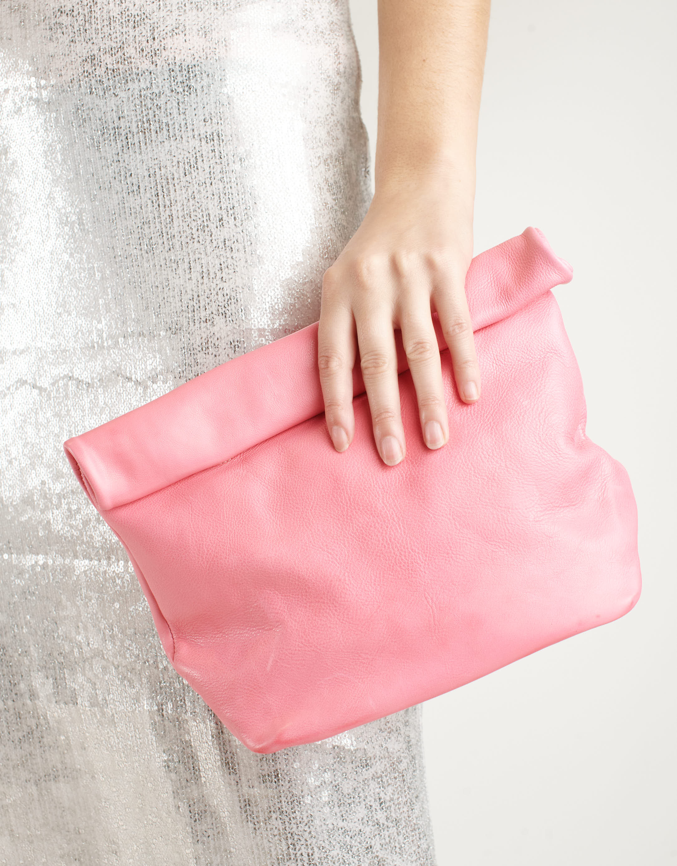 נעלי נשים - A.S. 98 - תיק קלאץ' KARINA - ורוד