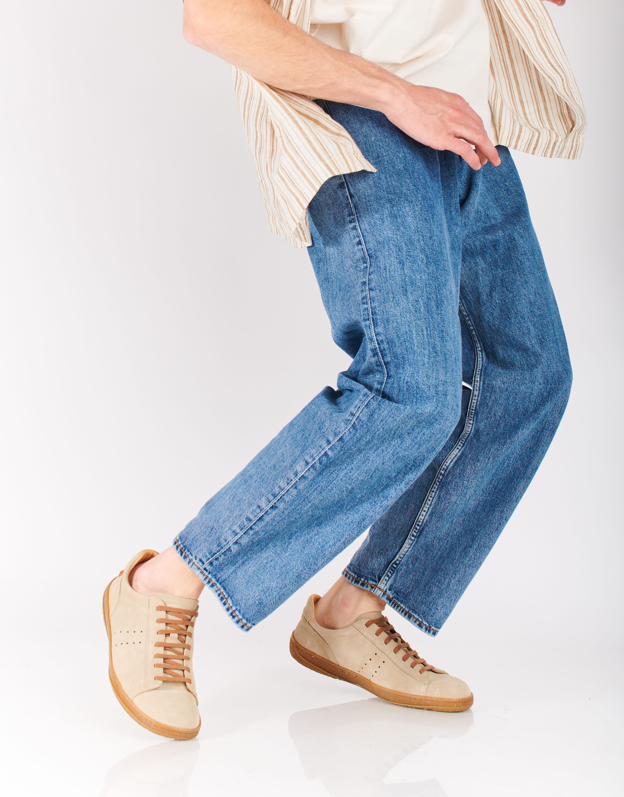 נעלי גברים - El Naturalista - נעליים מעור AMAZONAS - בז'