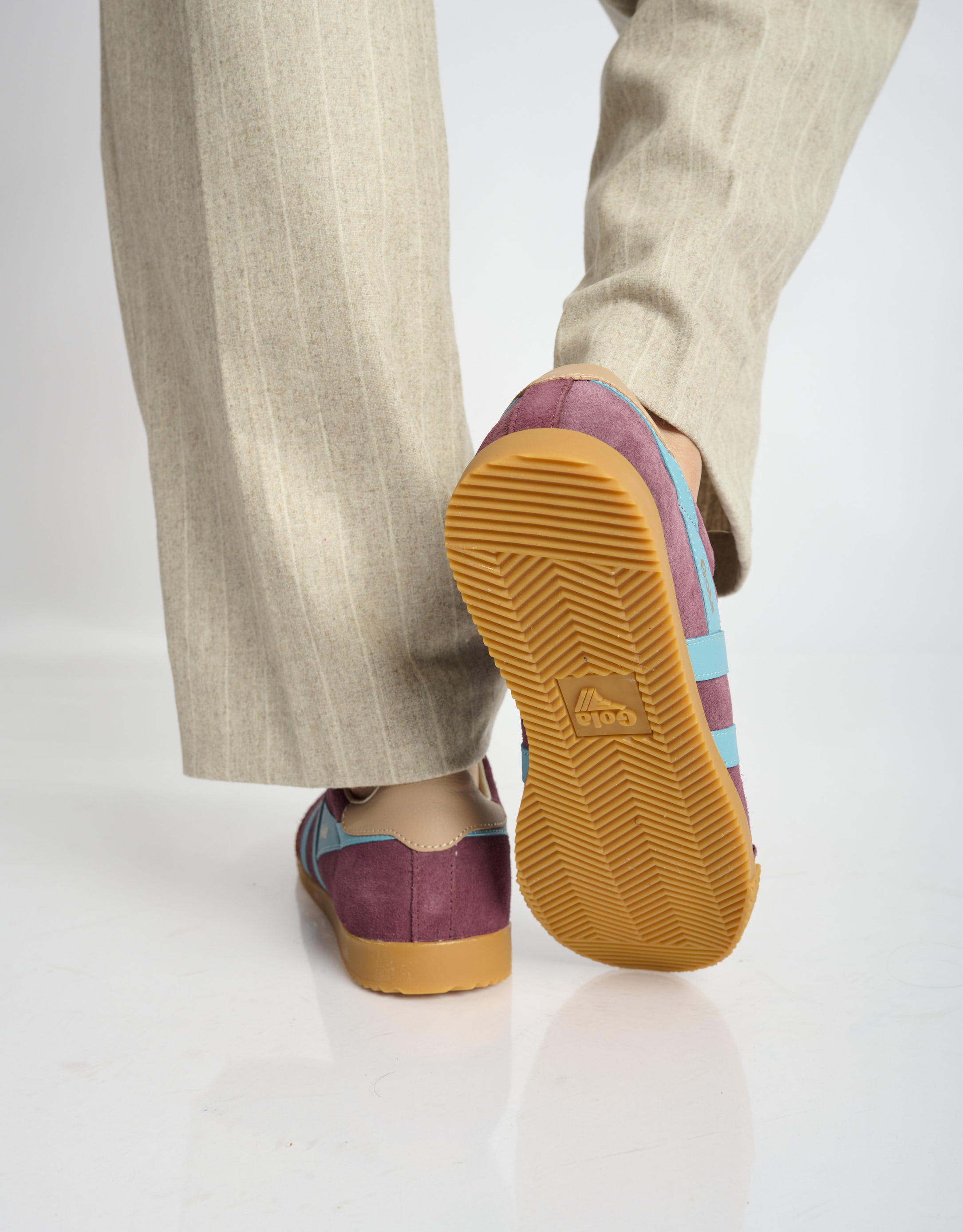 נעלי נשים - Gola - סניקרס ELAN צבעוני - בורדו3