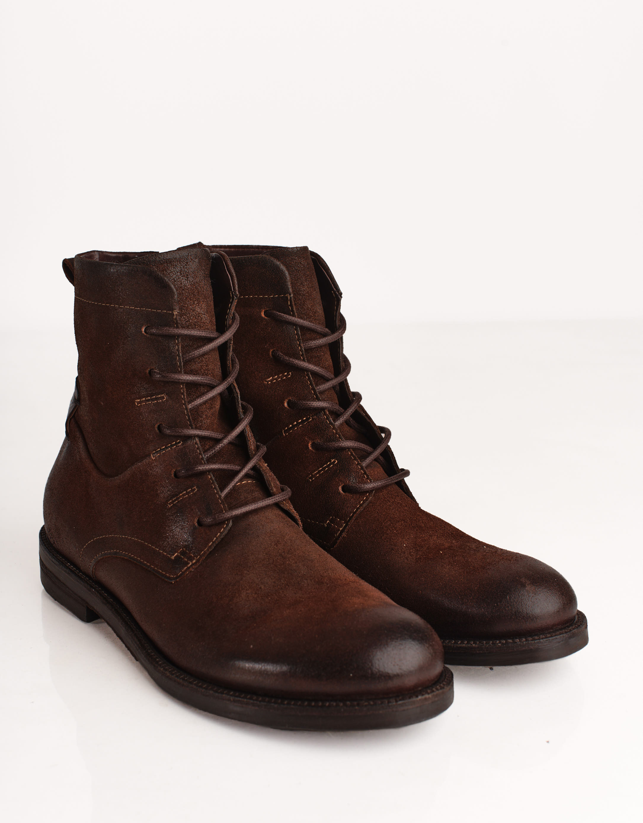 נעלי גברים - A.S. 98 - נעליים גבוהות SAMURAI - חום4