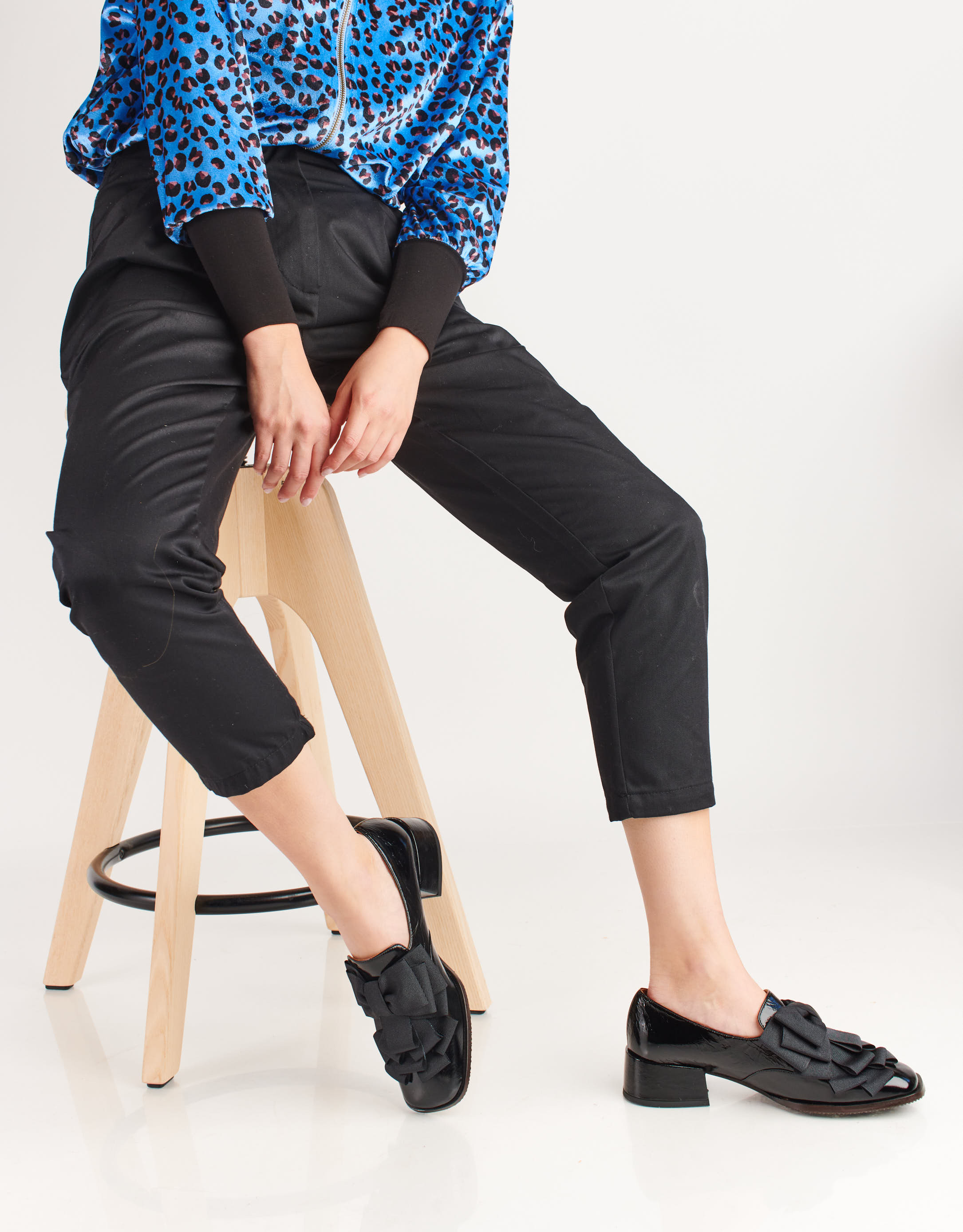 נעלי נשים - Chie Mihara - נעלי מוקסין ZAPAME - שחור3