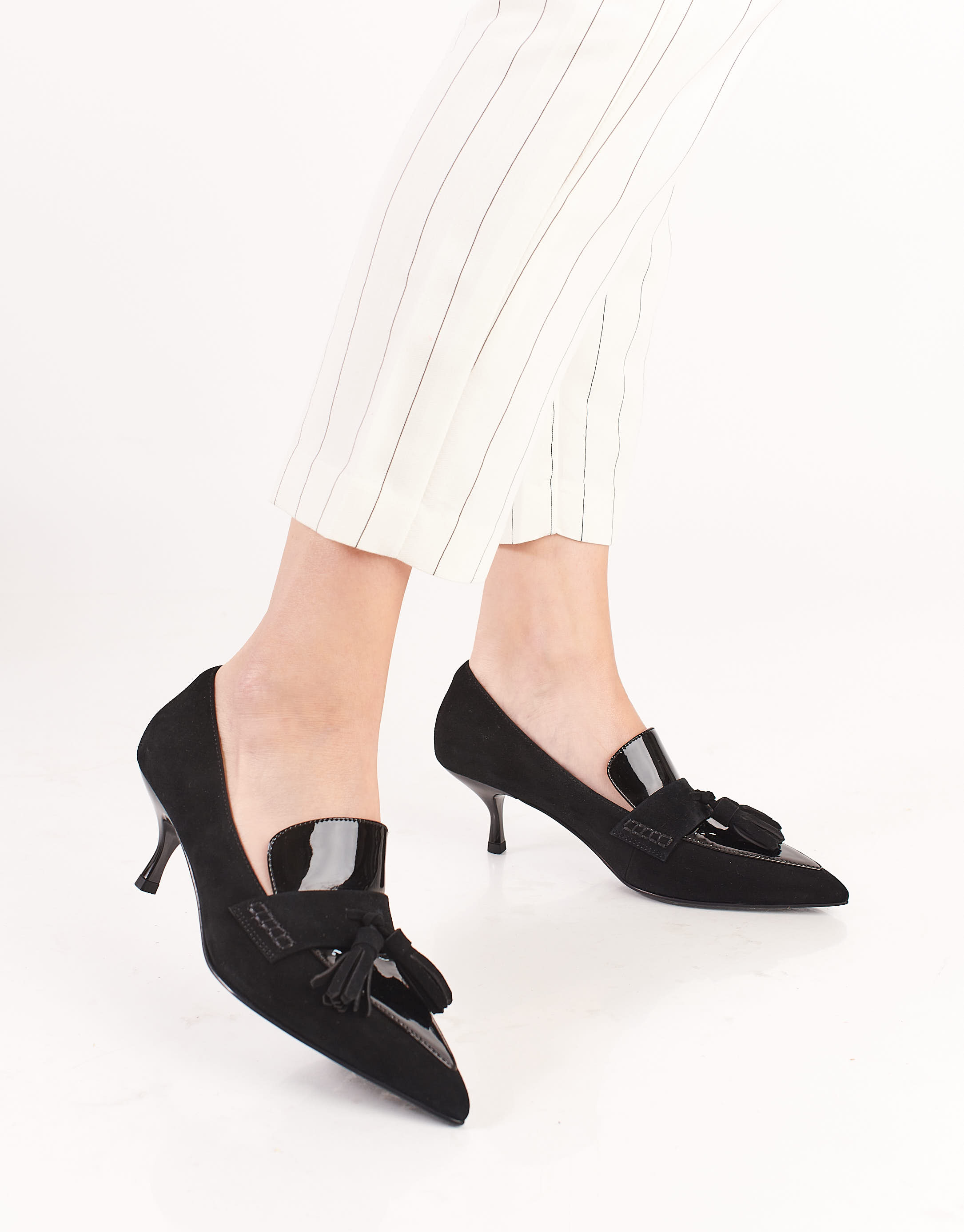 נעלי נשים - Jeffrey Campbell - נעלי סירה LITERAL - שחור1