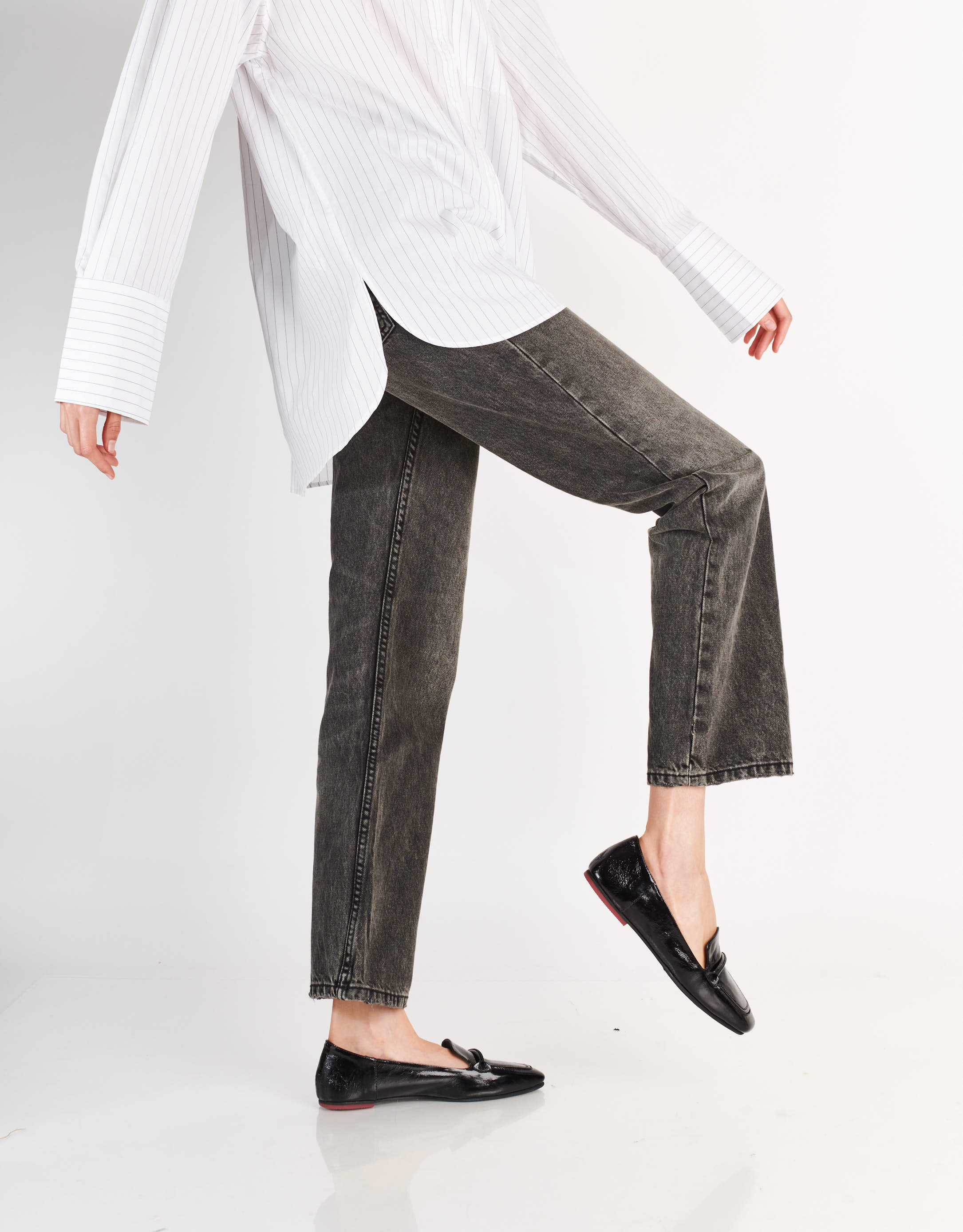 נעלי נשים - Yuko Imanishi - נעלי מוקסין RUCHI - שחור1