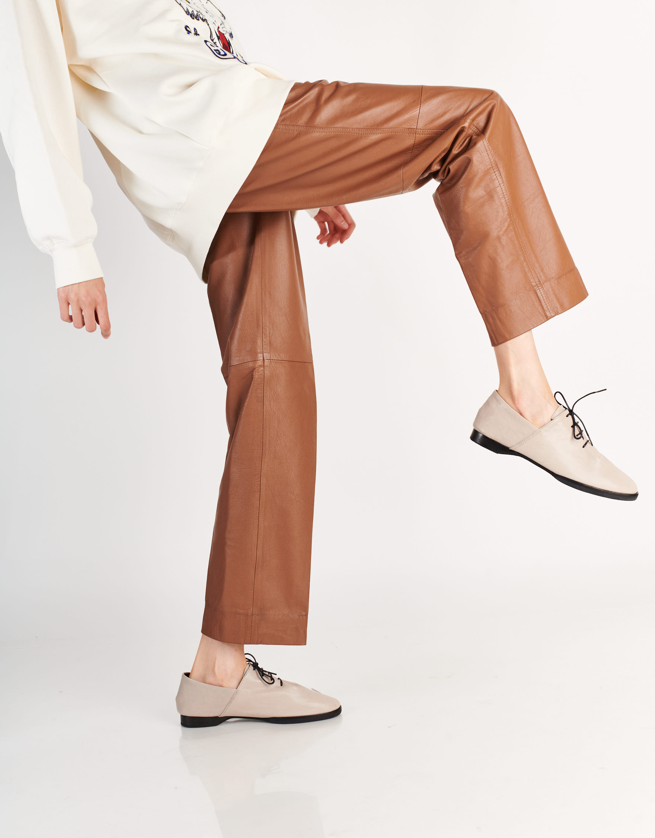 נעלי נשים - Yuko Imanishi - נעליים שטוחות FUKU - אפור3