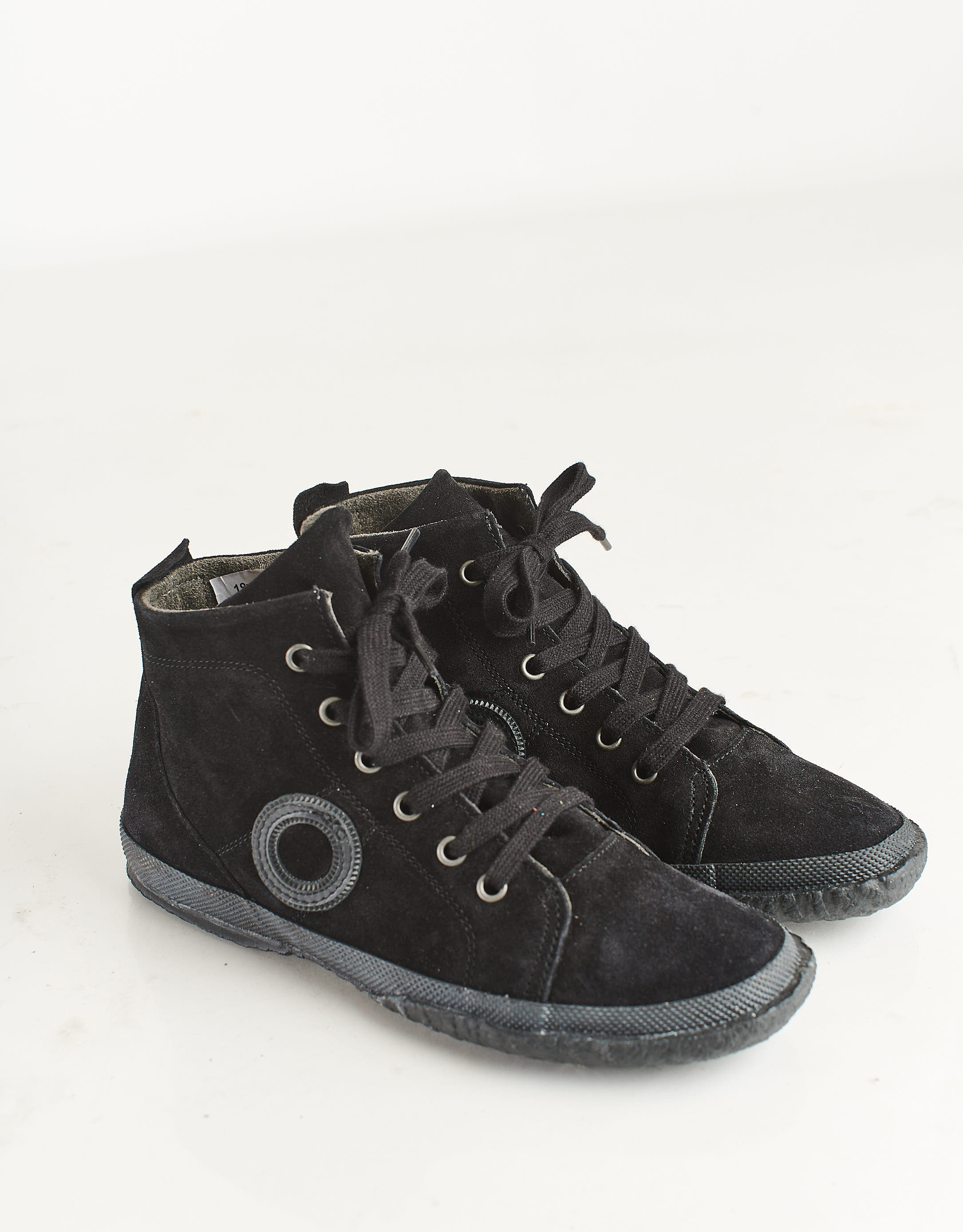 נעלי נשים - Aro - סניקרס זמש גבוהות WILLY - שחור2