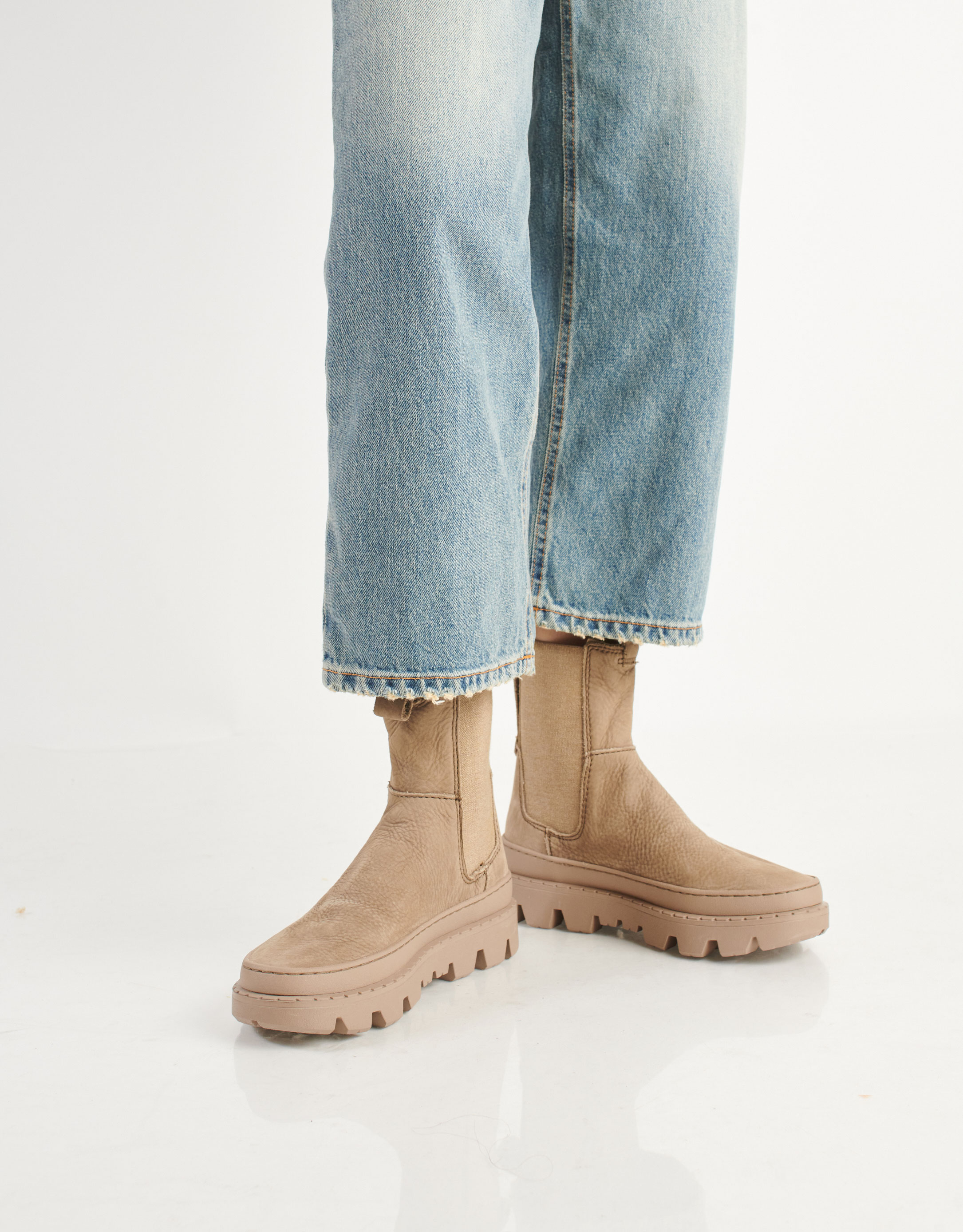 נעלי נשים - Satorisan - מגפונים UNALOME ELASTIC - בז'3