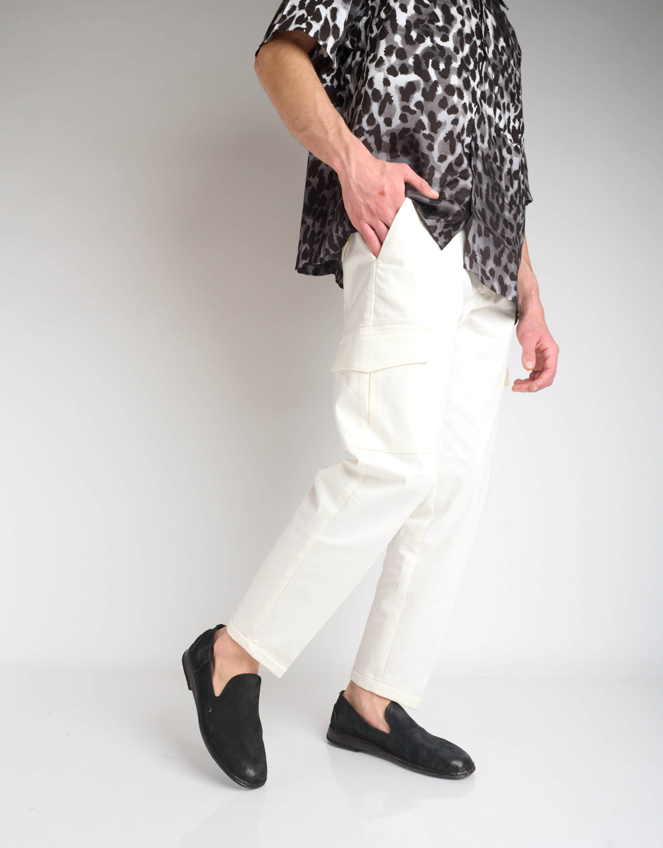 נעלי גברים - A.S. 98 - נעלי מוקסין ALFREDO - שחור