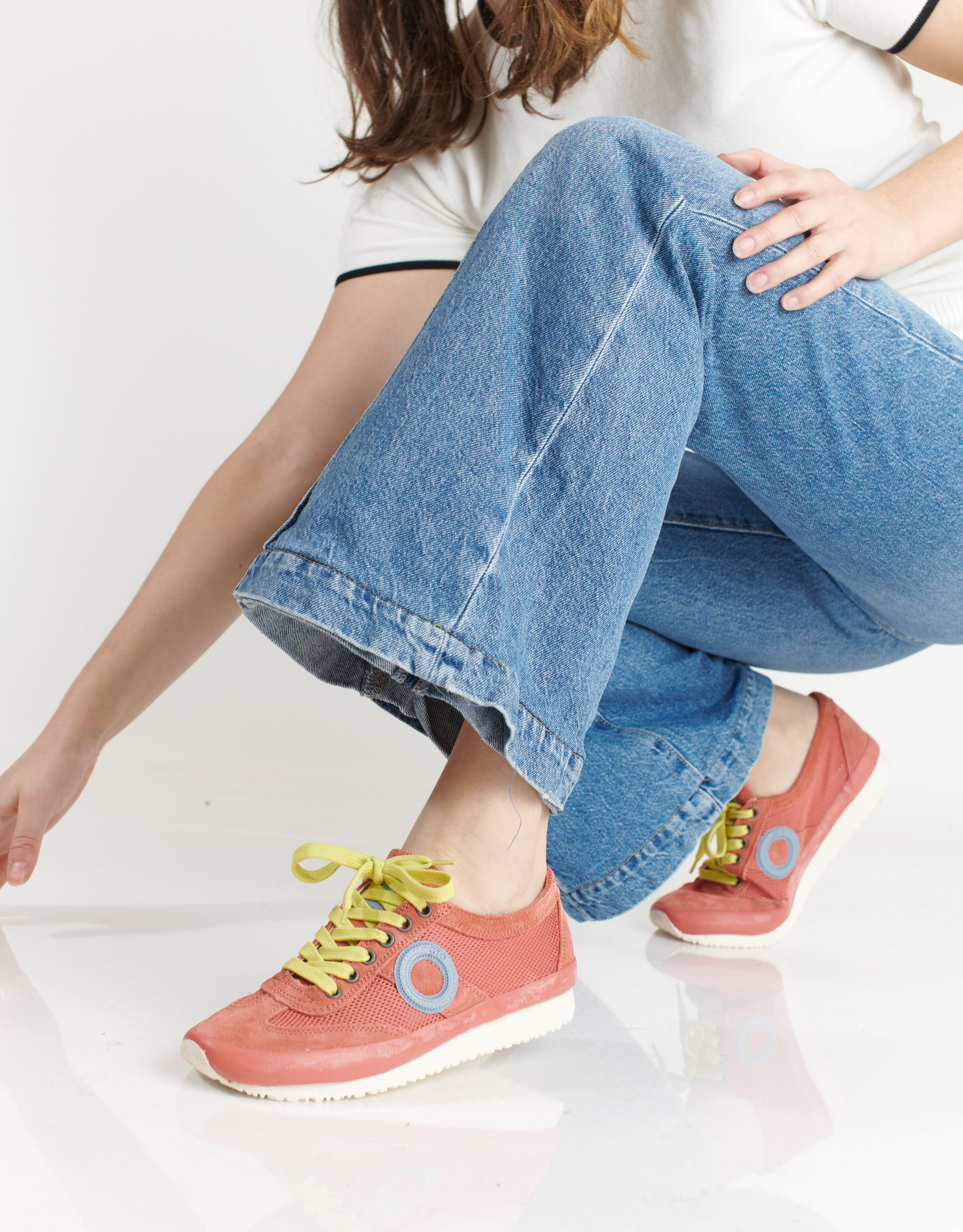 נעלי נשים - Aro - סניקרס JOANETA PLUS - קורל