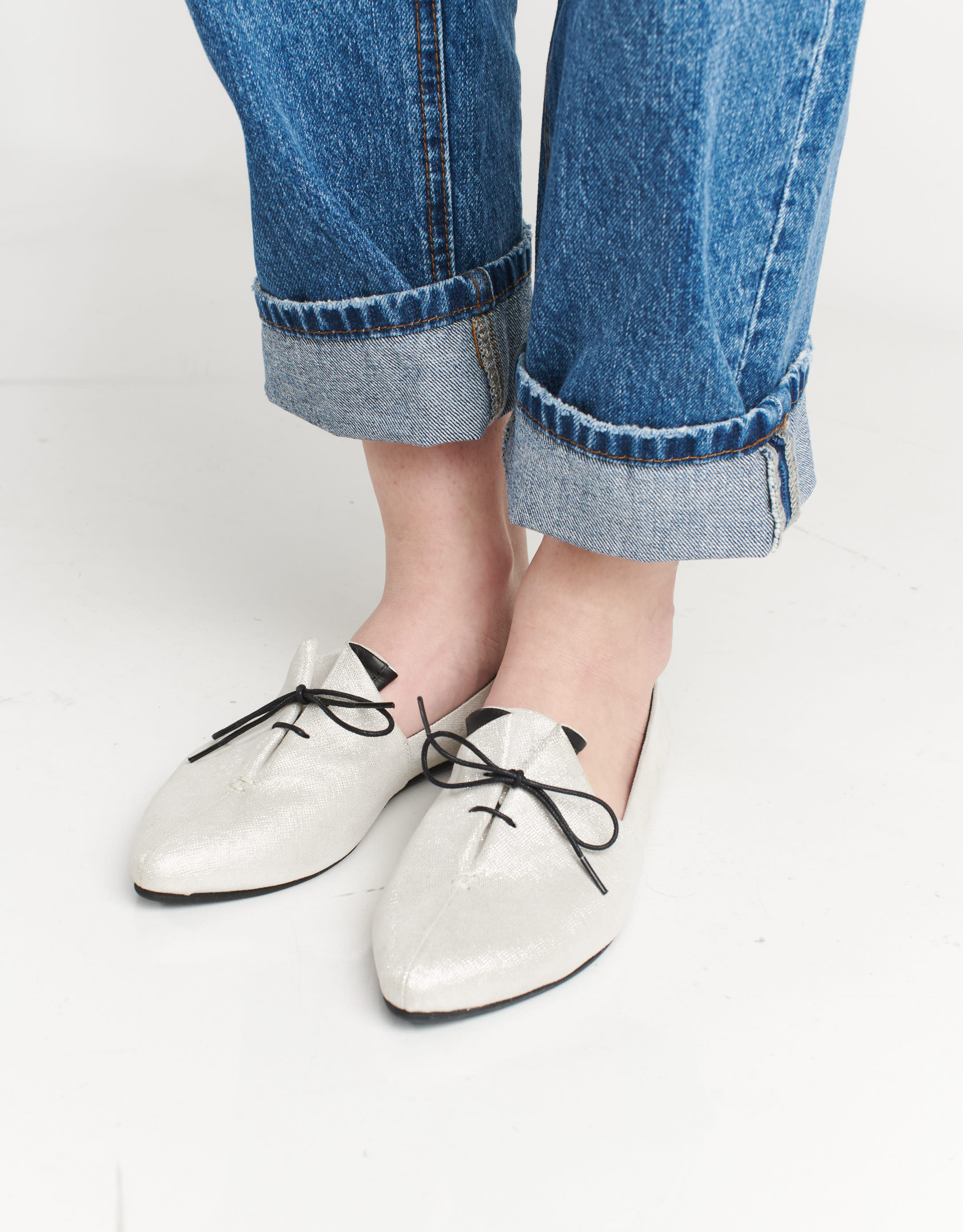 נעלי נשים - Yuko Imanishi - נעלי סירה RINA - פלטינה