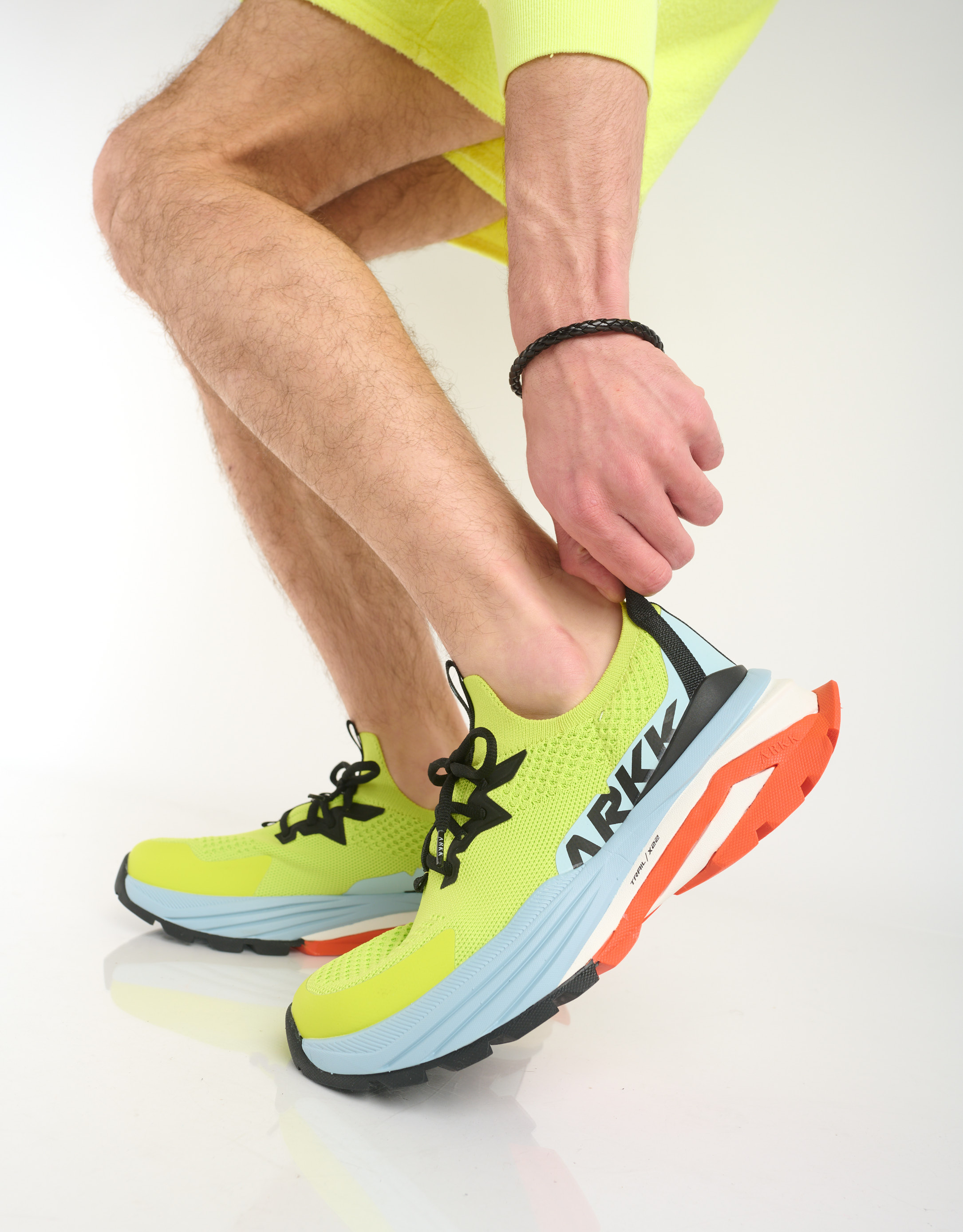 נעלי גברים - Arkk - סניקרס WASTE ZERO - צהוב   שחור