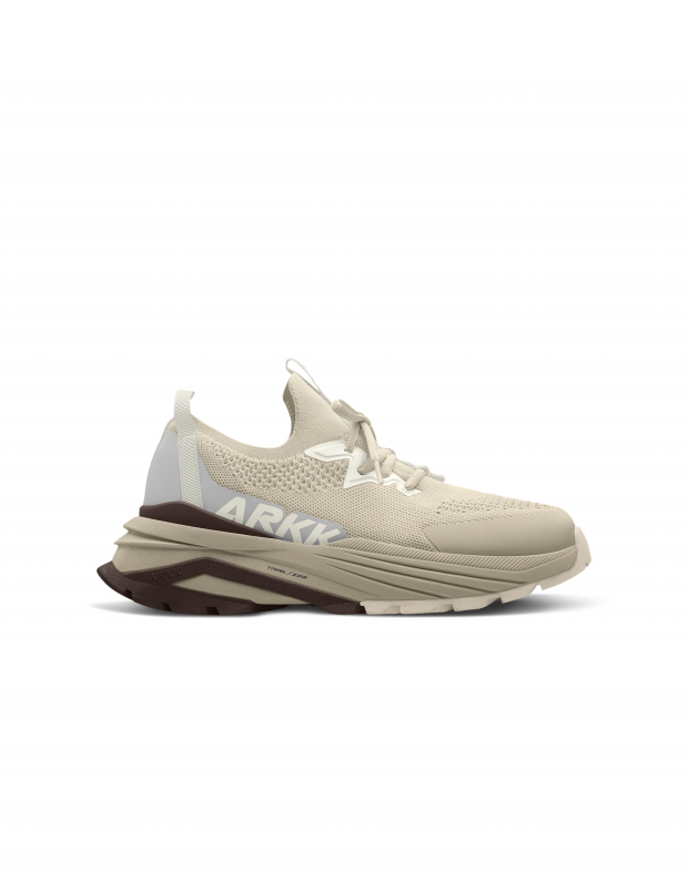 נעלי גברים - Arkk - סניקרס WASTE ZERO - בז'   חום