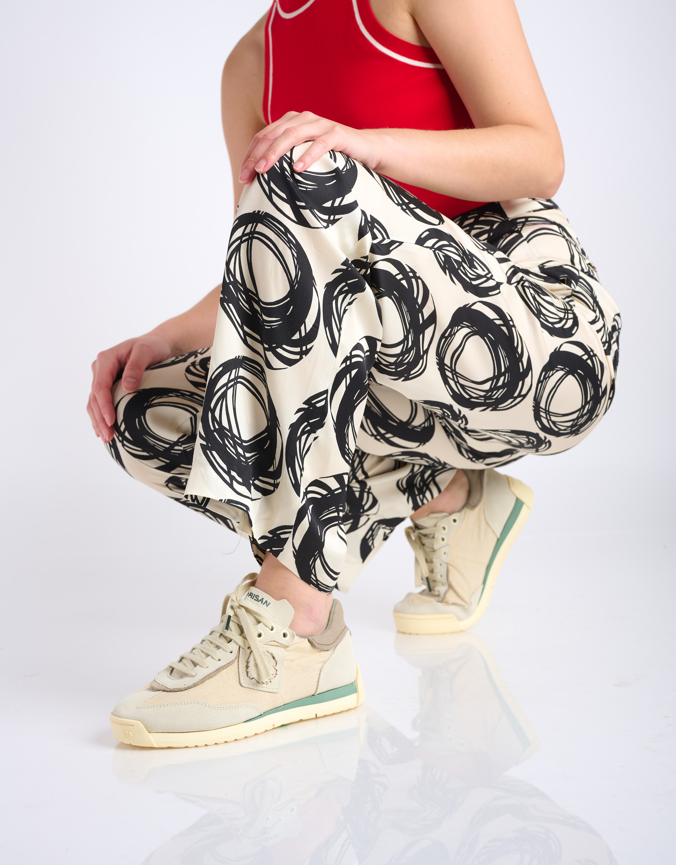 נעלי נשים - Satorisan - סניקרס בד ENSO - אופוויט