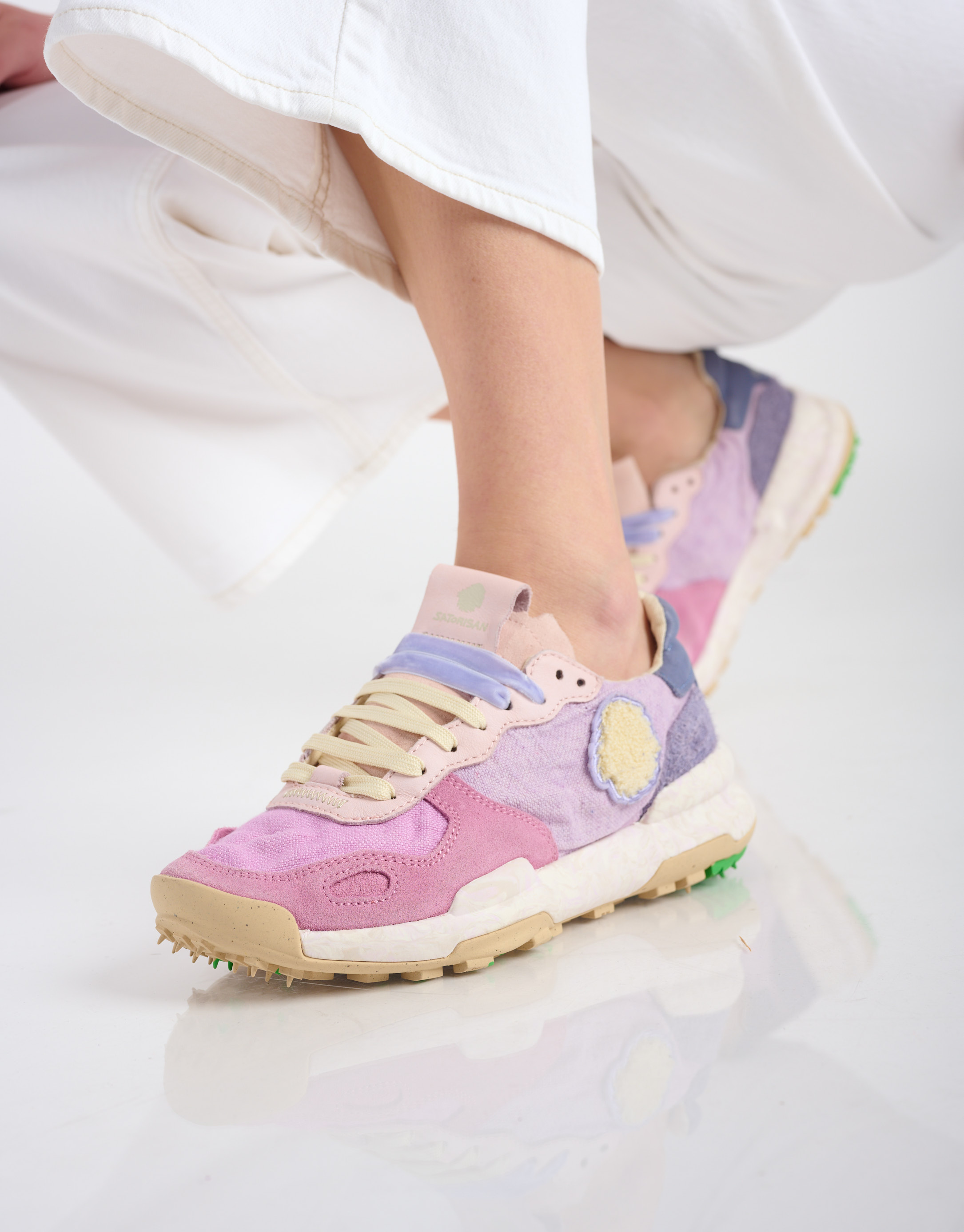 נעלי נשים - Satorisan - סניקרס בד CHACRONA - לילך
