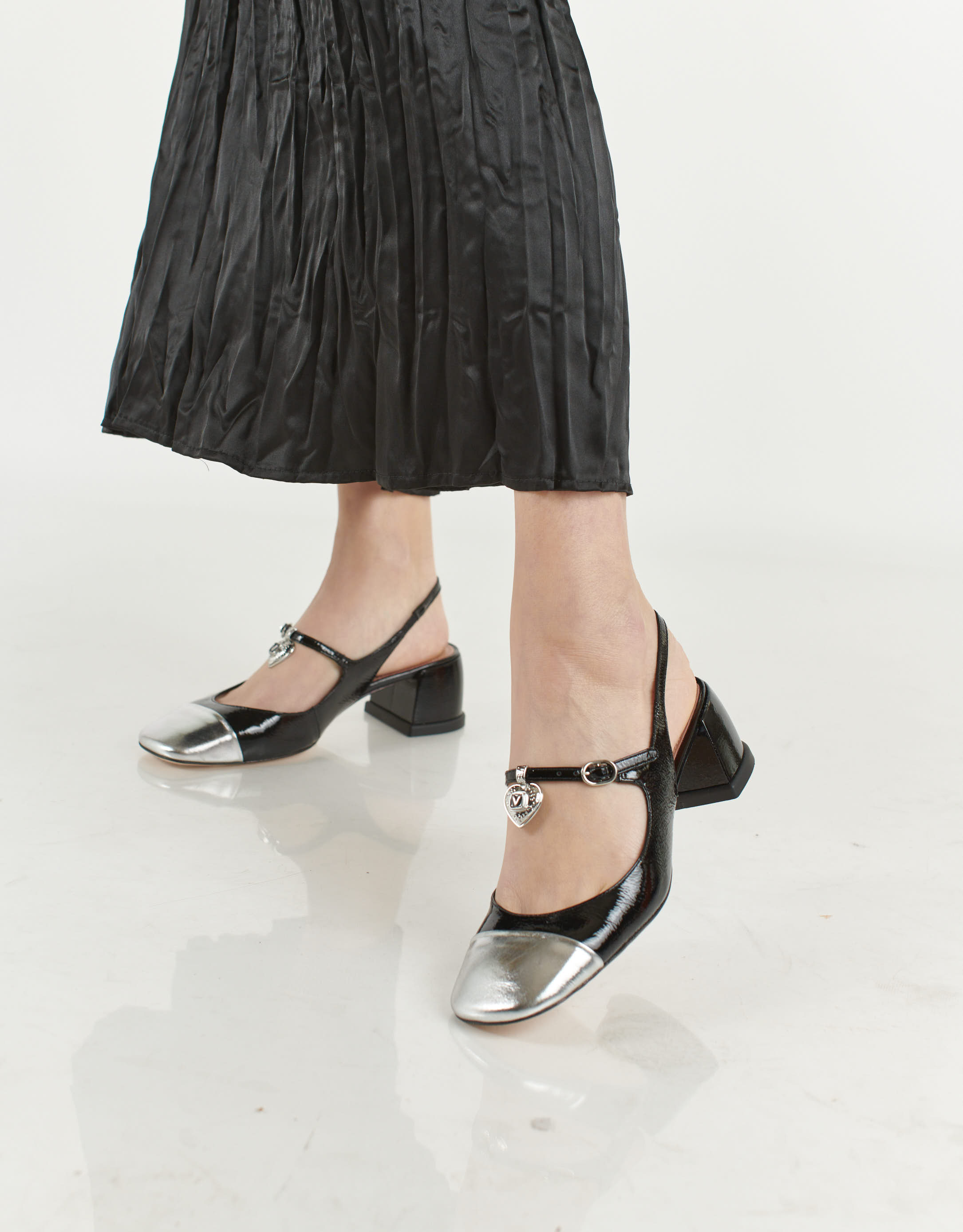 נעלי נשים - Vicenza - נעלי בובה CARIBE - שחור