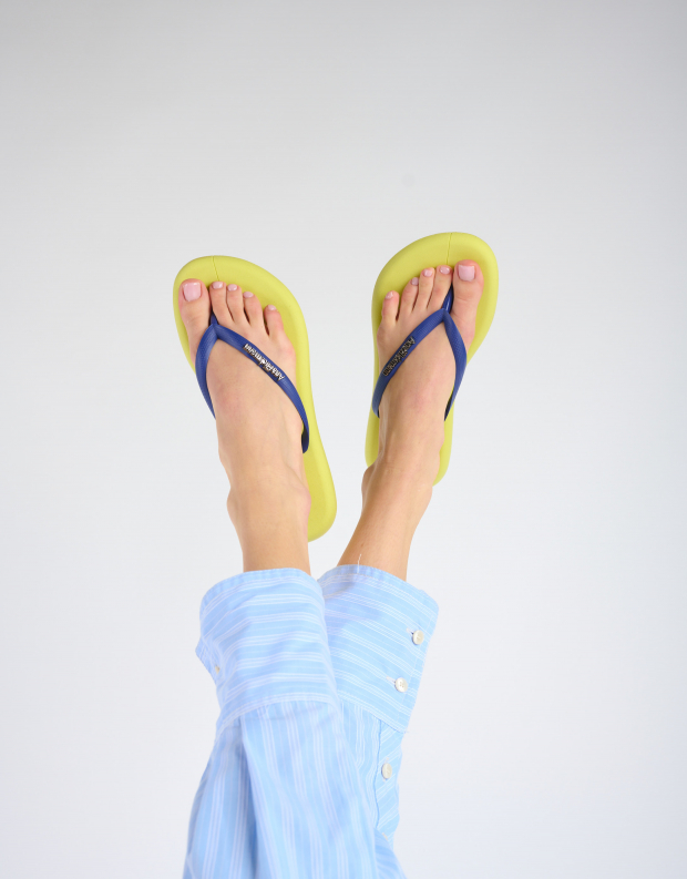 נעלי נשים - voices - כפכפי אצבע BOAT 1 - ירוק   כחול