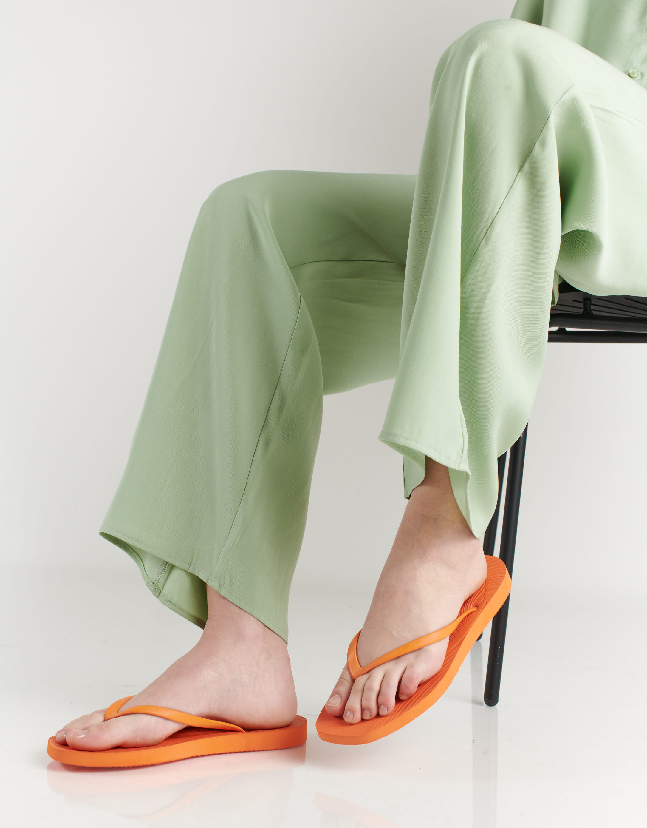 נעלי נשים - Sleepers - כפכפי אצבע TAPERED - כתום