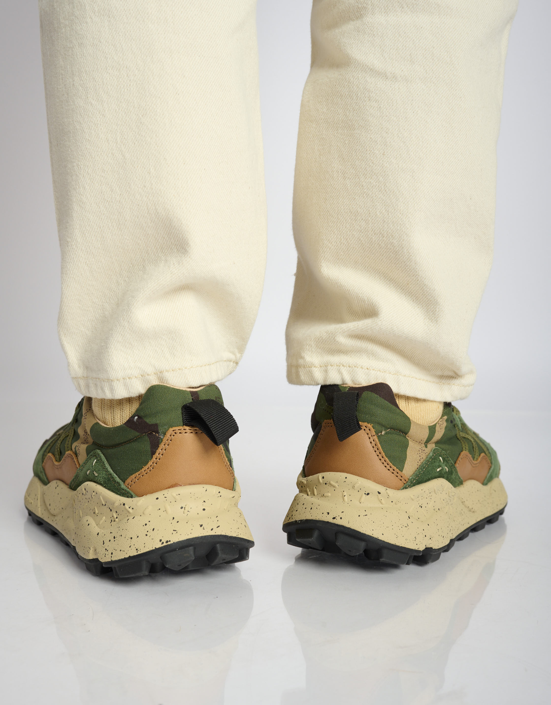 נעלי גברים - Flower Mountain - סניקרס LENZAN - ירוק1