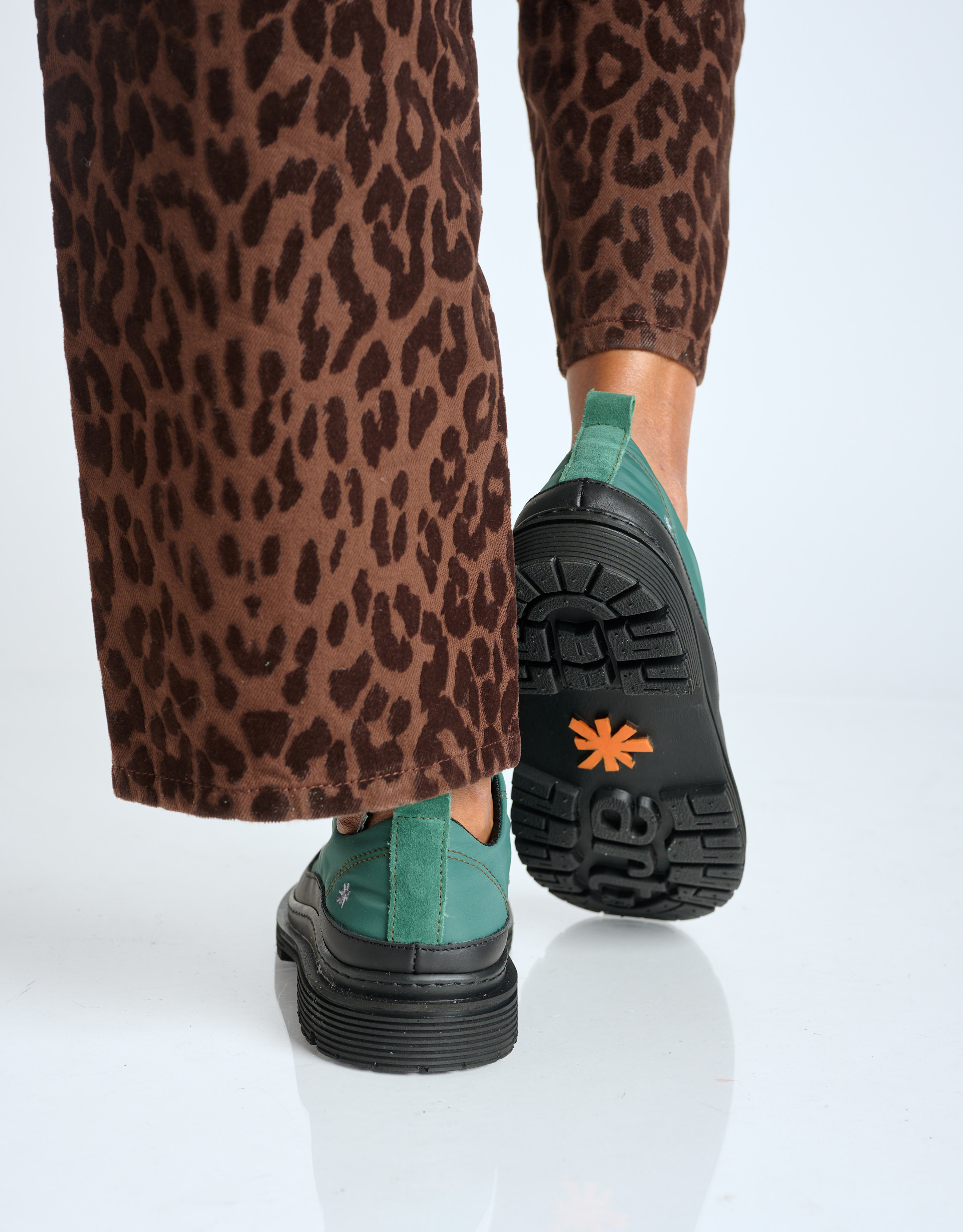 נעלי נשים - Art - נעלי ניילון BIRMINGHAM - ירוק   שחור4