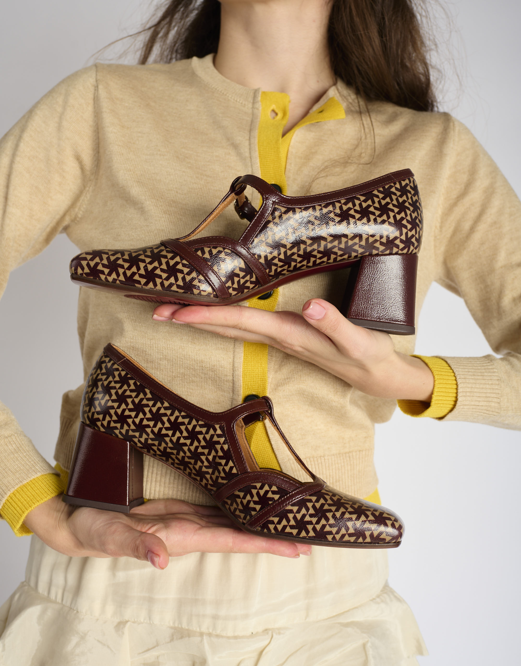 נעלי נשים - Chie Mihara - נעלי עקב VYDA - ניוד   חום3