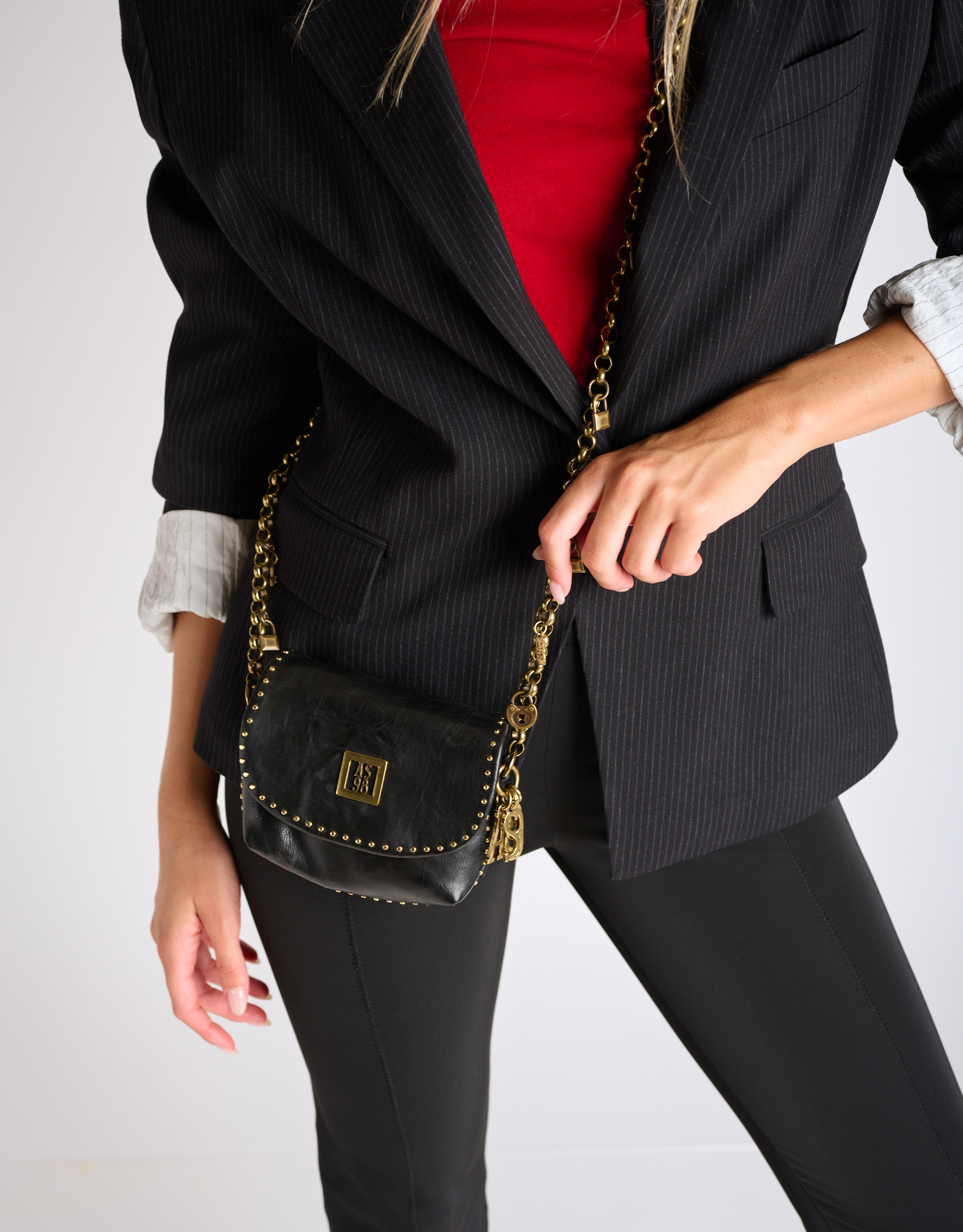 נעלי נשים - A.S. 98 - MAGGIA תיק ארנק קטן - שחור4