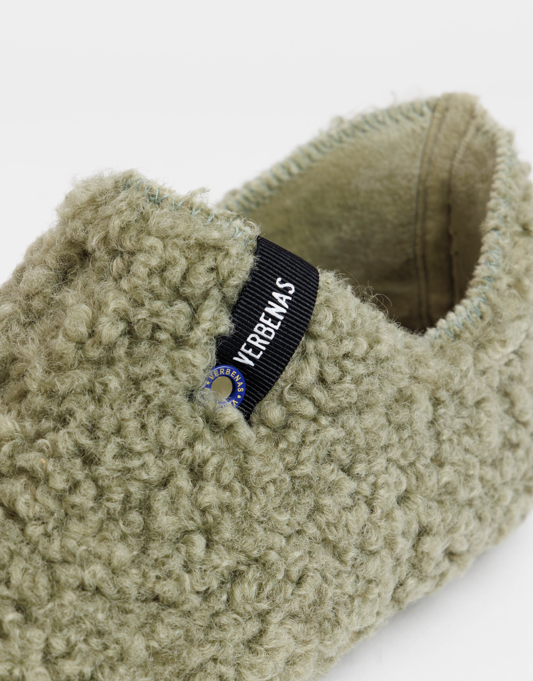 נעלי נשים - Verbenas - נעלי בית YOI CURLY - זית2