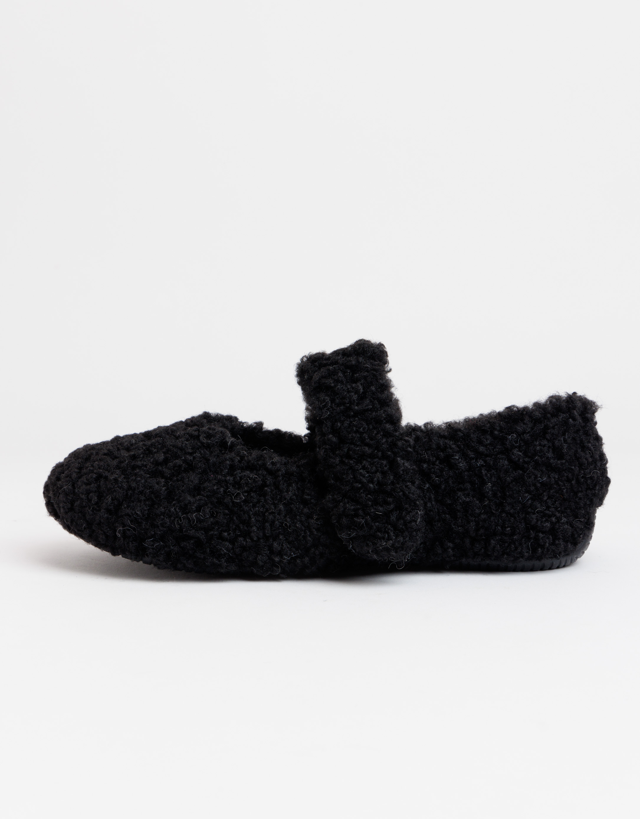 נעלי נשים - Verbenas - נעלי בית YUNA CURLY - שחור2