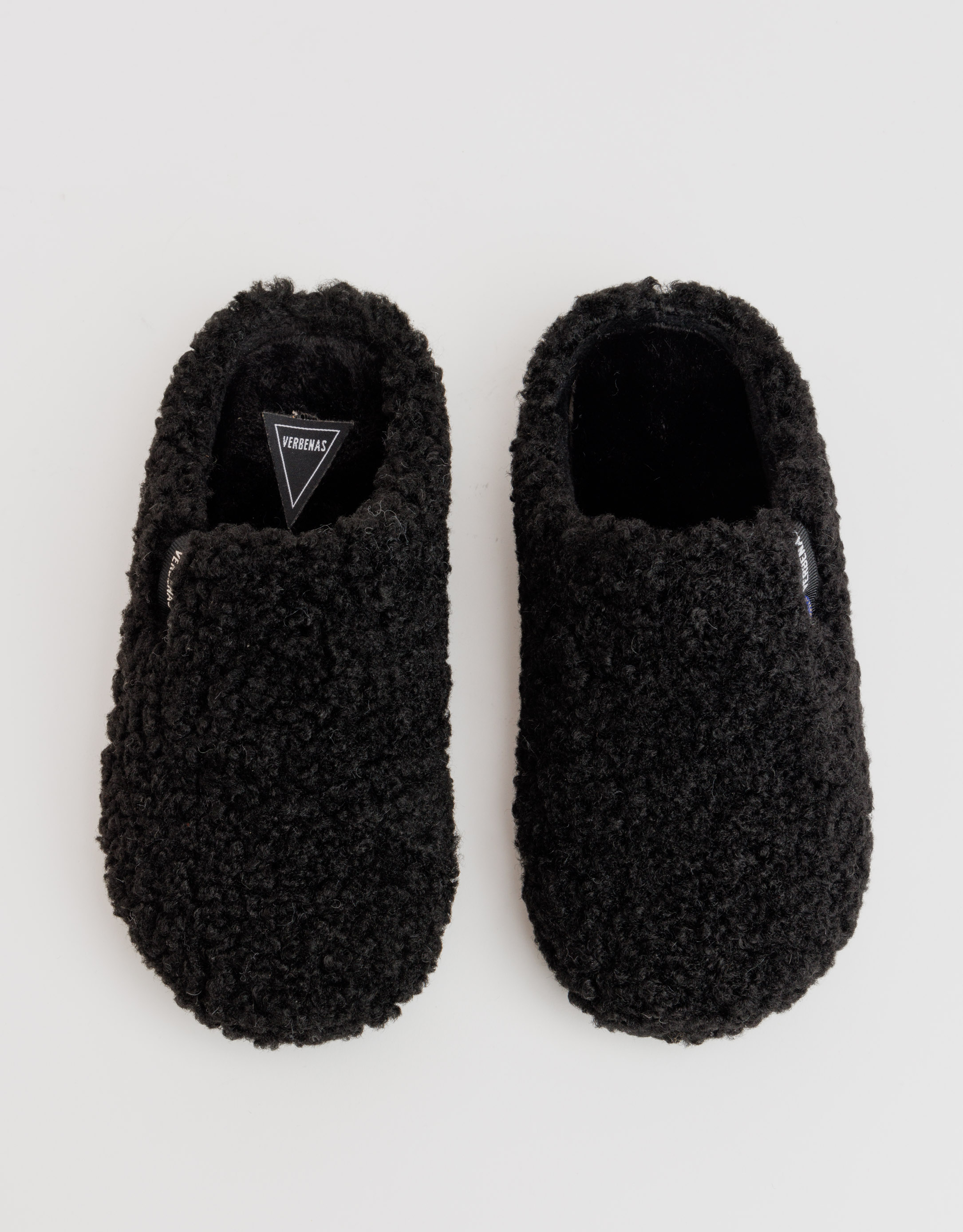 נעלי נשים - Verbenas - נעלי בית YORK CURLY - שחור3