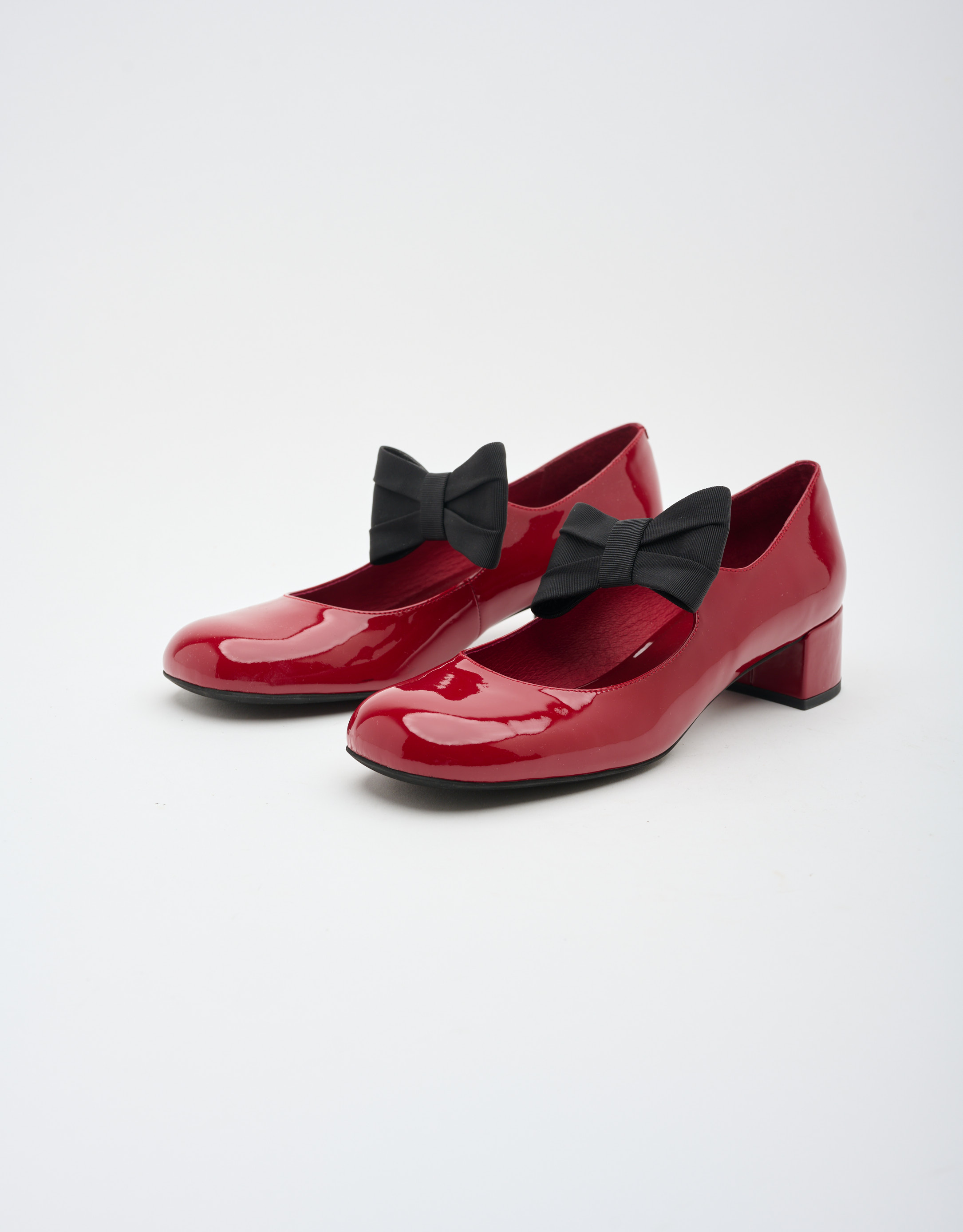 נעלי נשים - Jeffrey Campbell - נעלי בובה CLASSY-B - אדום4