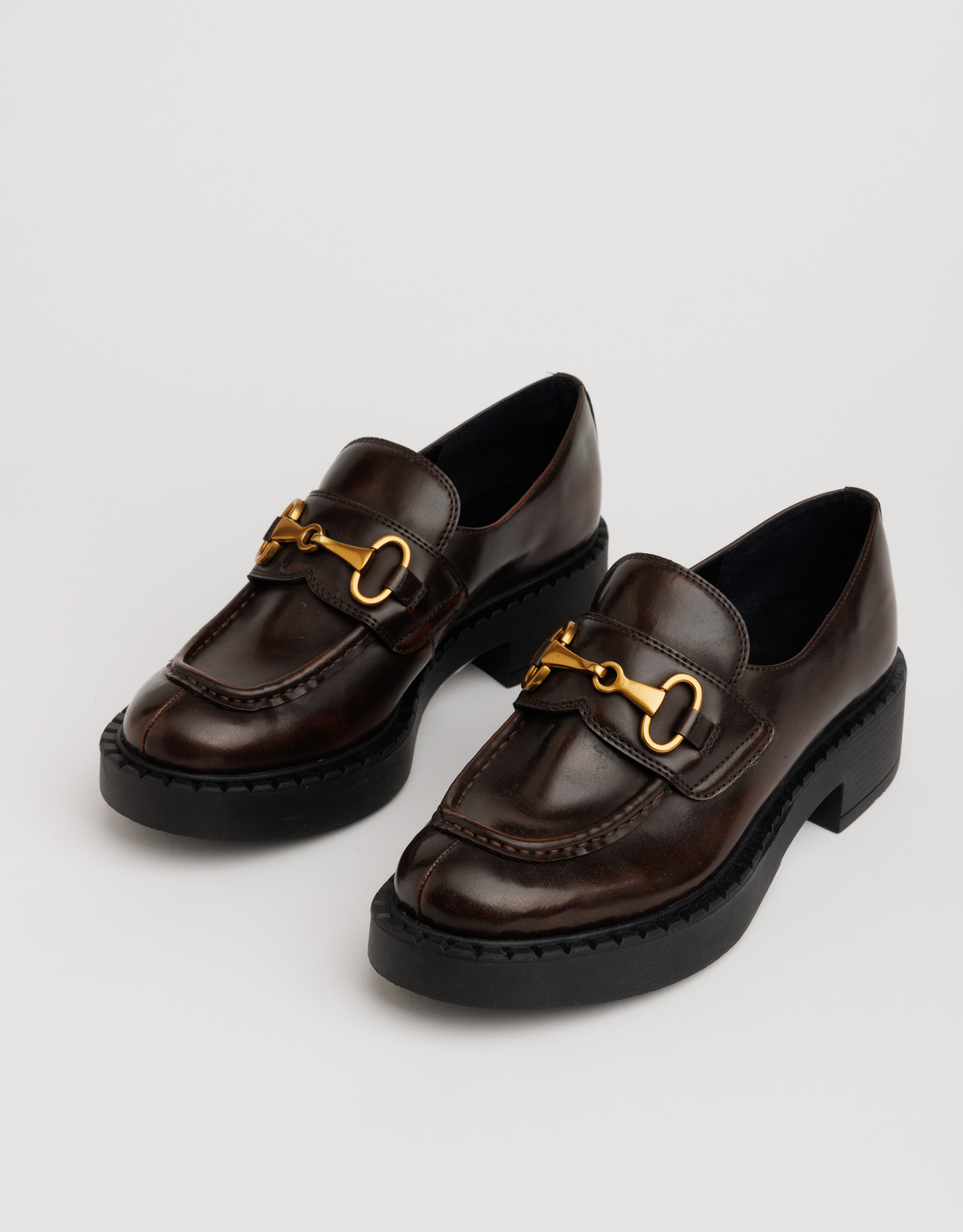 נעלי נשים - Jeffrey Campbell - נעלי מוקסין PORTINA - חום4