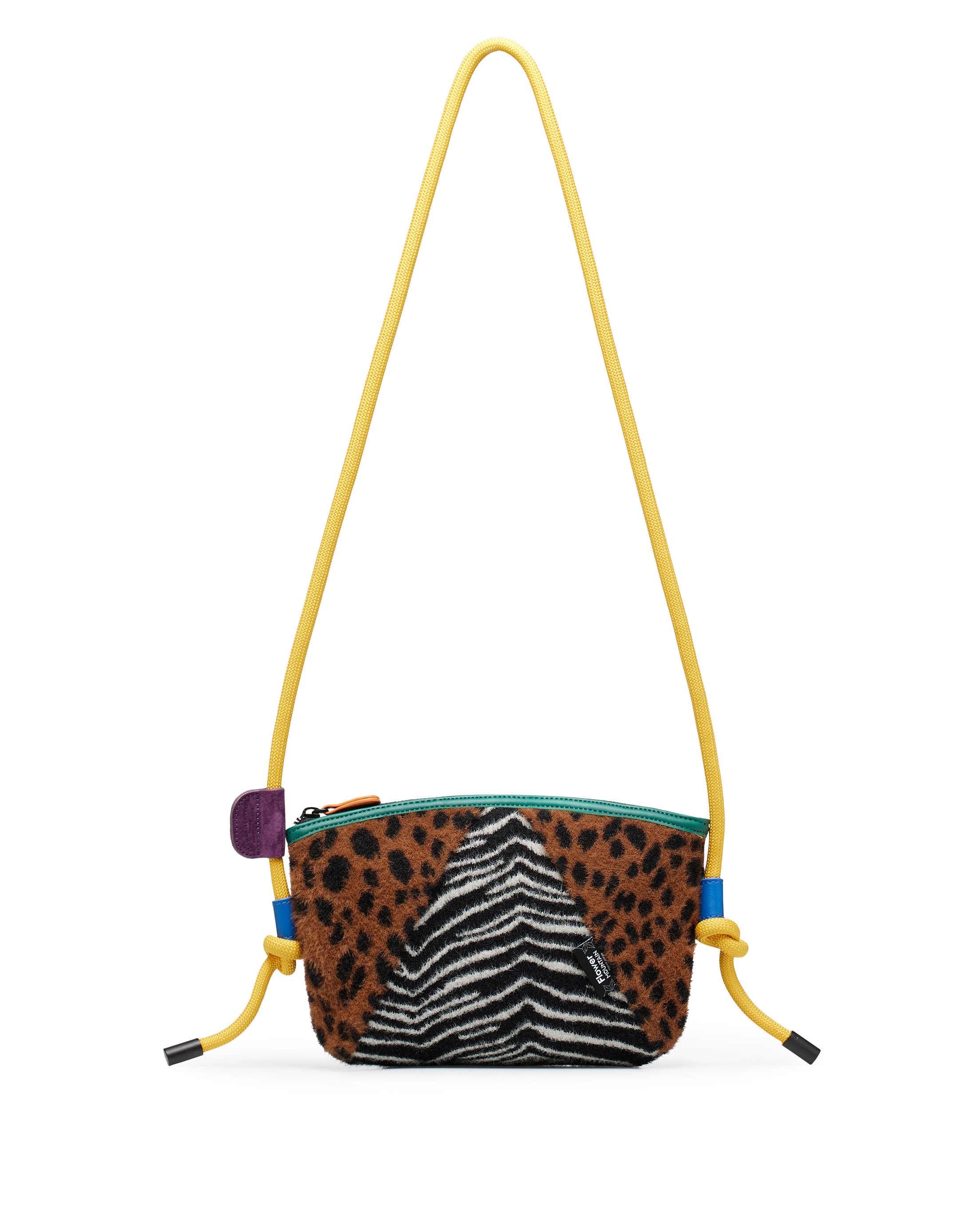 נעלי נשים - Flower Mountain - תיק צד POCKET FM - זברה