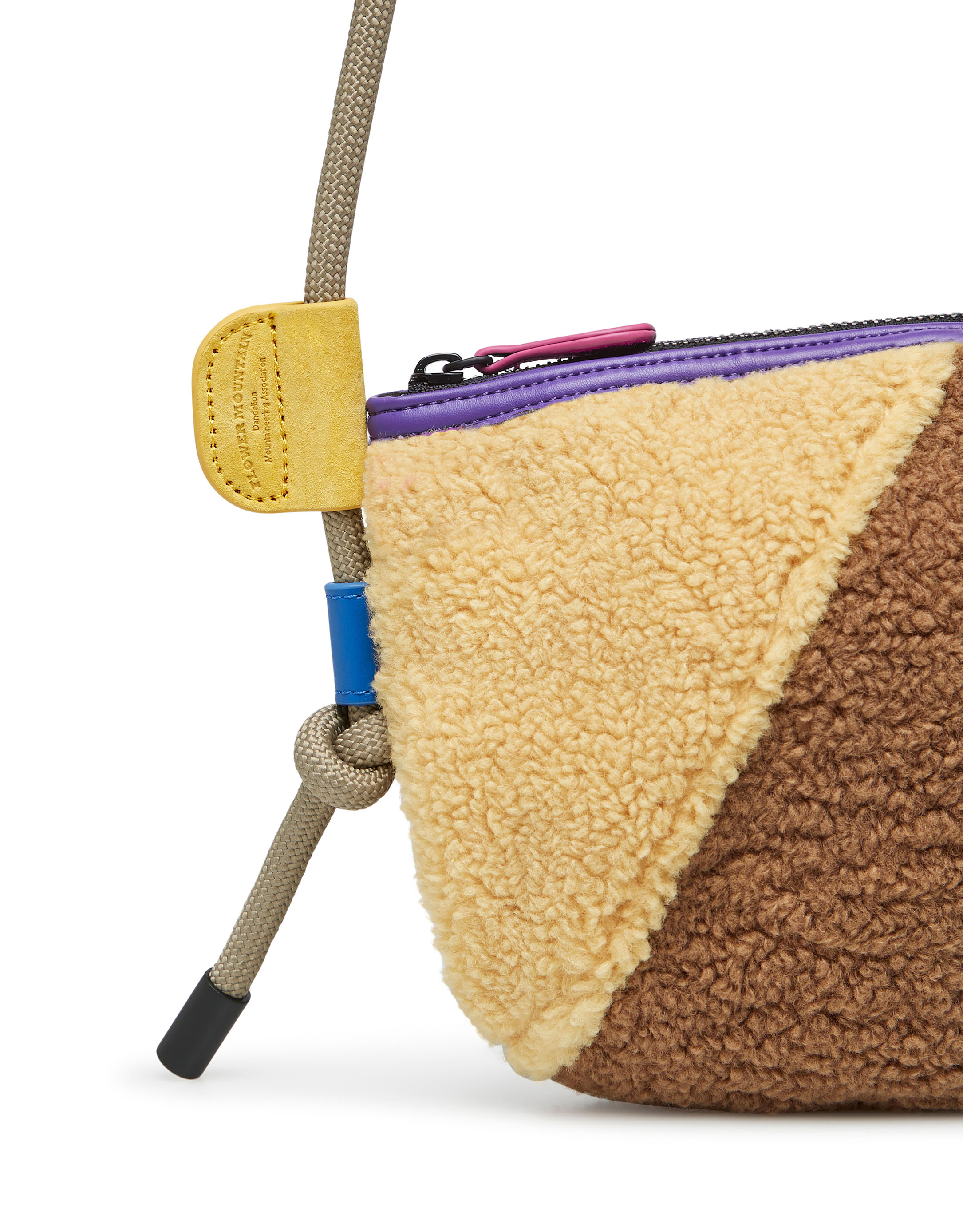 נעלי נשים - Flower Mountain - תיק צד POCKET FM - חום   ירוק3