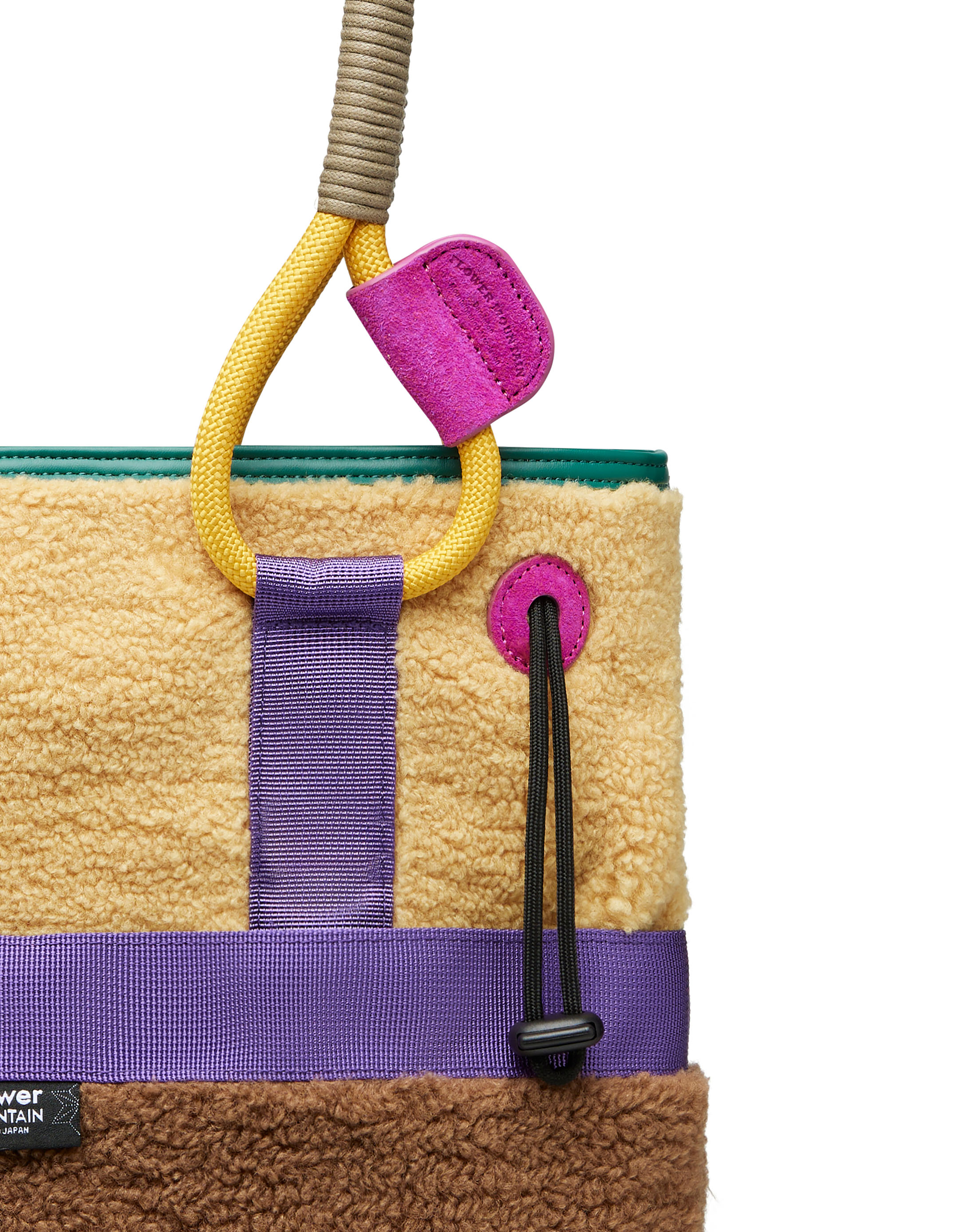 נעלי נשים - Flower Mountain - תיק צד TOTE FM - בז'   חום1