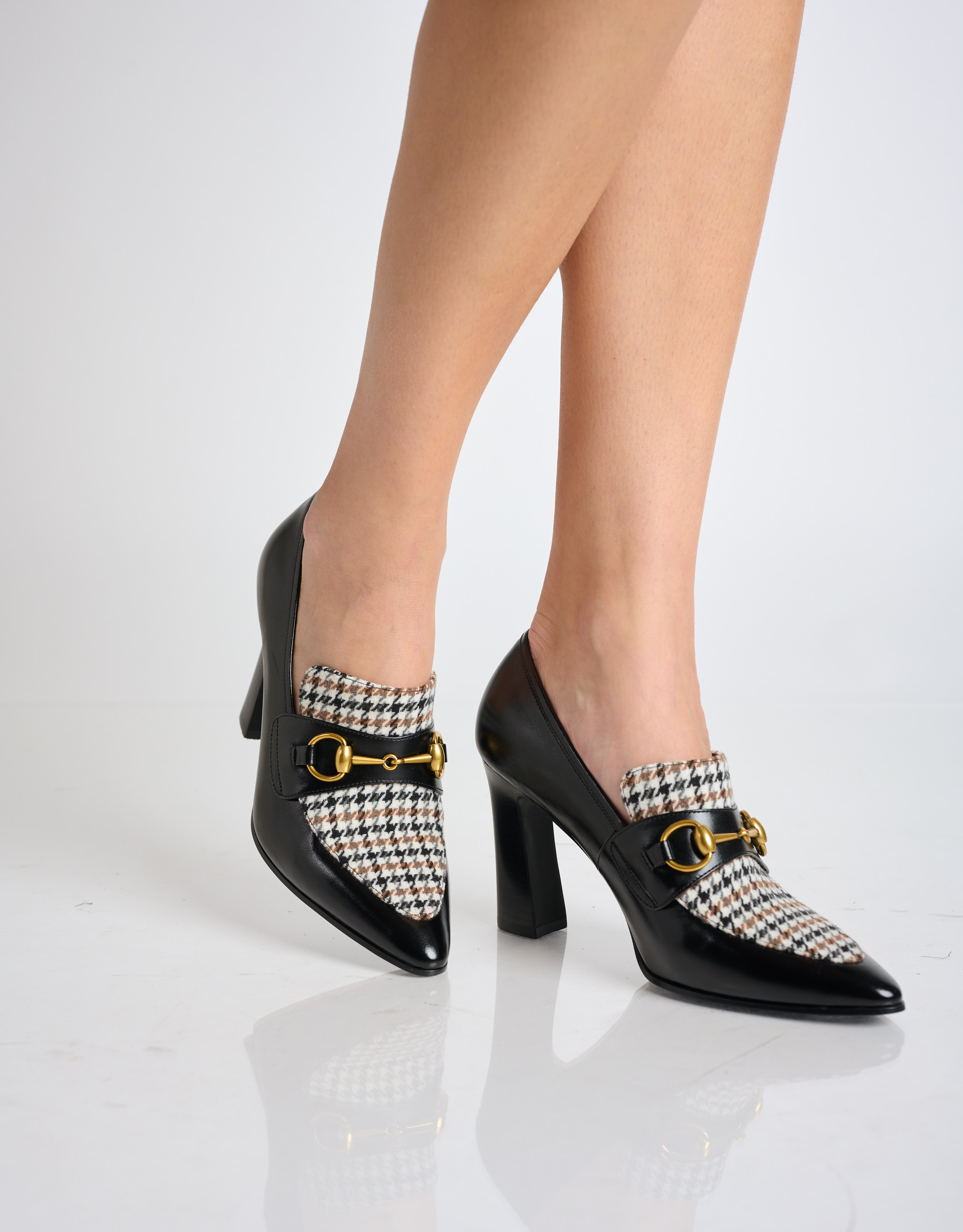 נעלי נשים - Jeffrey Campbell - נעלי עקב ETIQUETTE פפיטה - שחור3