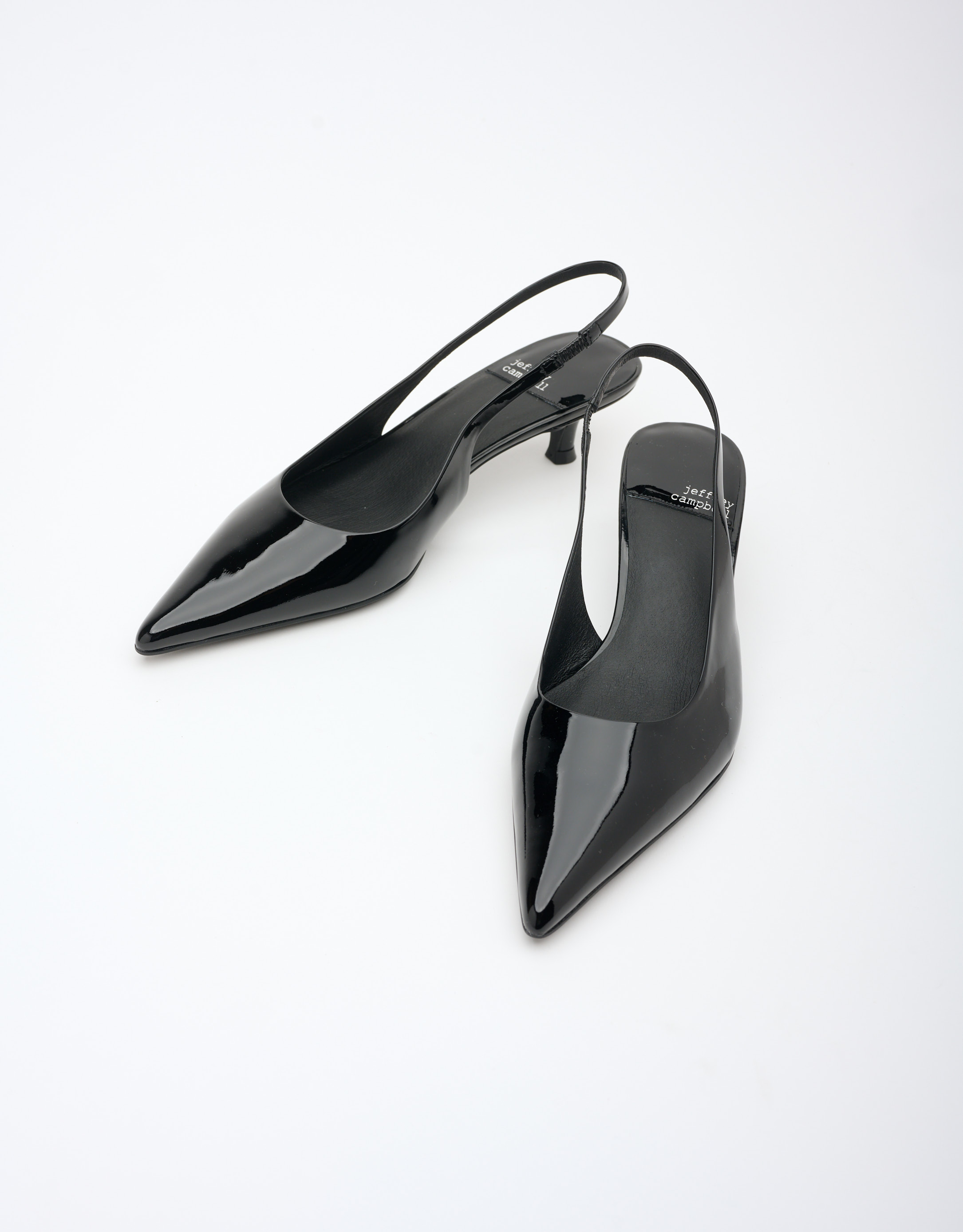 נעלי נשים - Jeffrey Campbell - נעלי סירה עם עקב PERSONA - שחור4