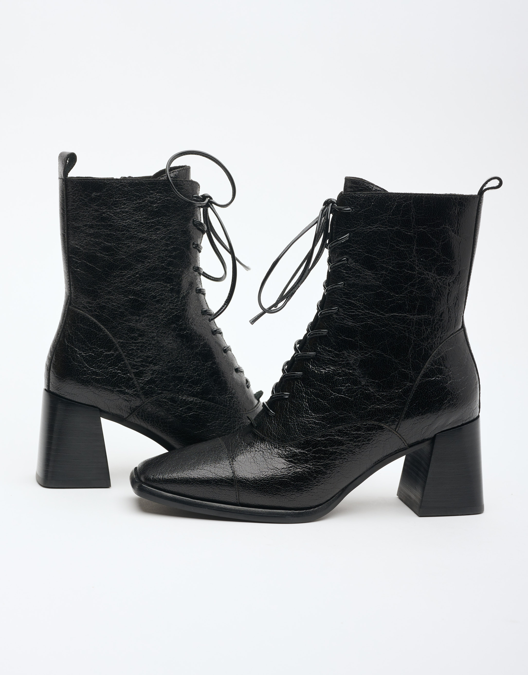 נעלי נשים - Jeffrey Campbell - מגפוני עקב WESTLYN - שחור1