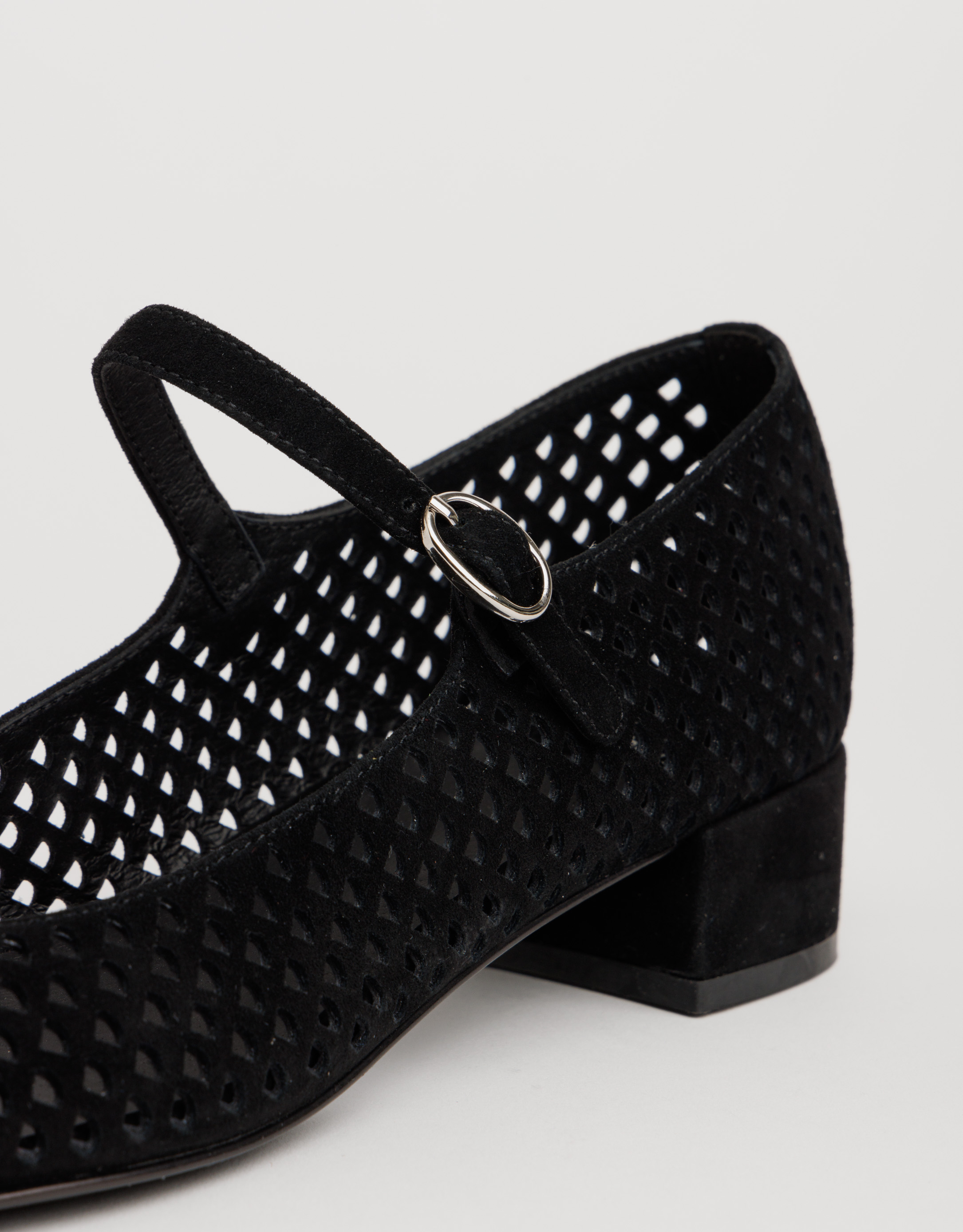 נעלי נשים - Jeffrey Campbell - נעלי בובה מזמש TOPTIER - שחור2