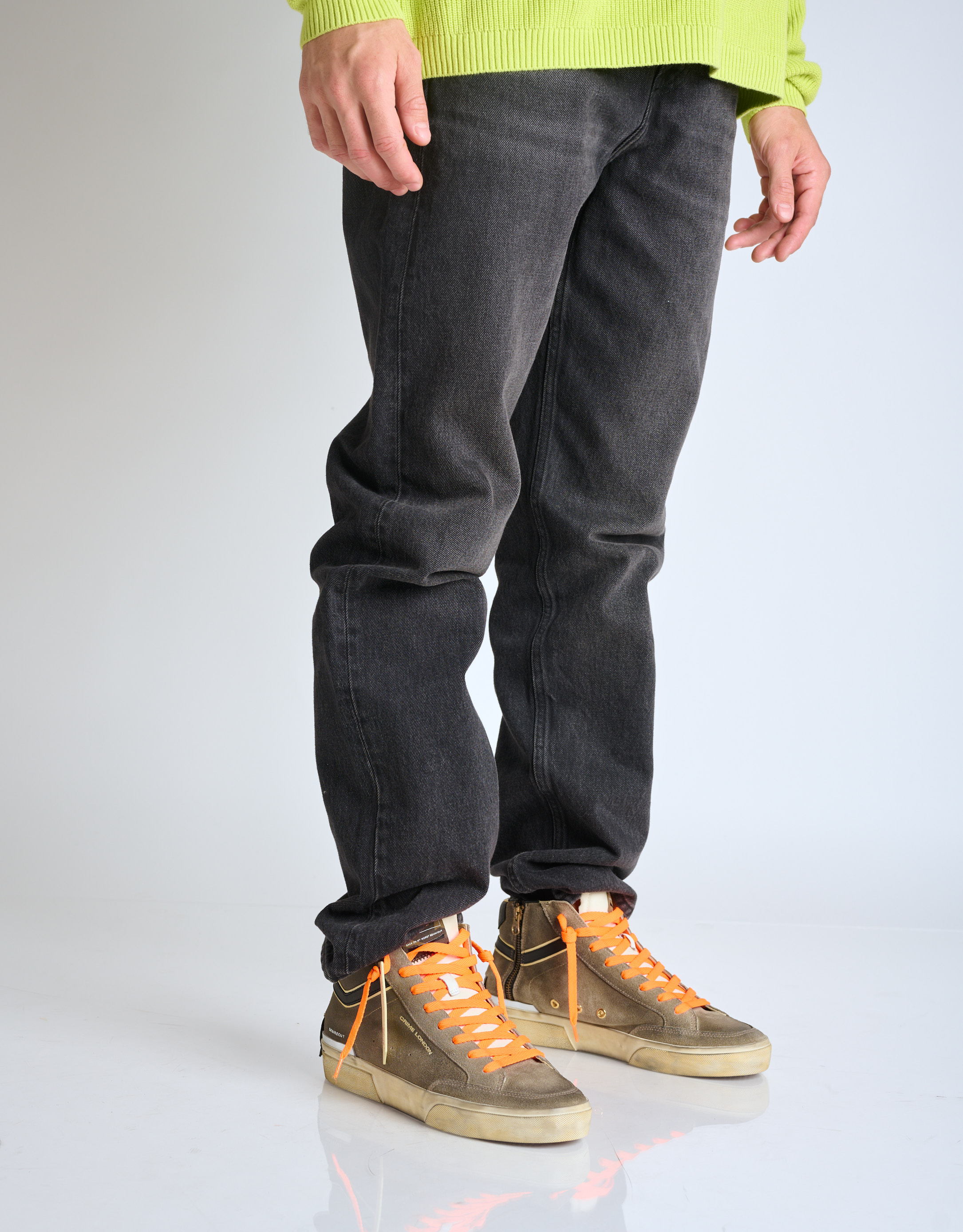 נעלי גברים - Crime London - סניקרס גבוהות JONAS - חום בהיר1