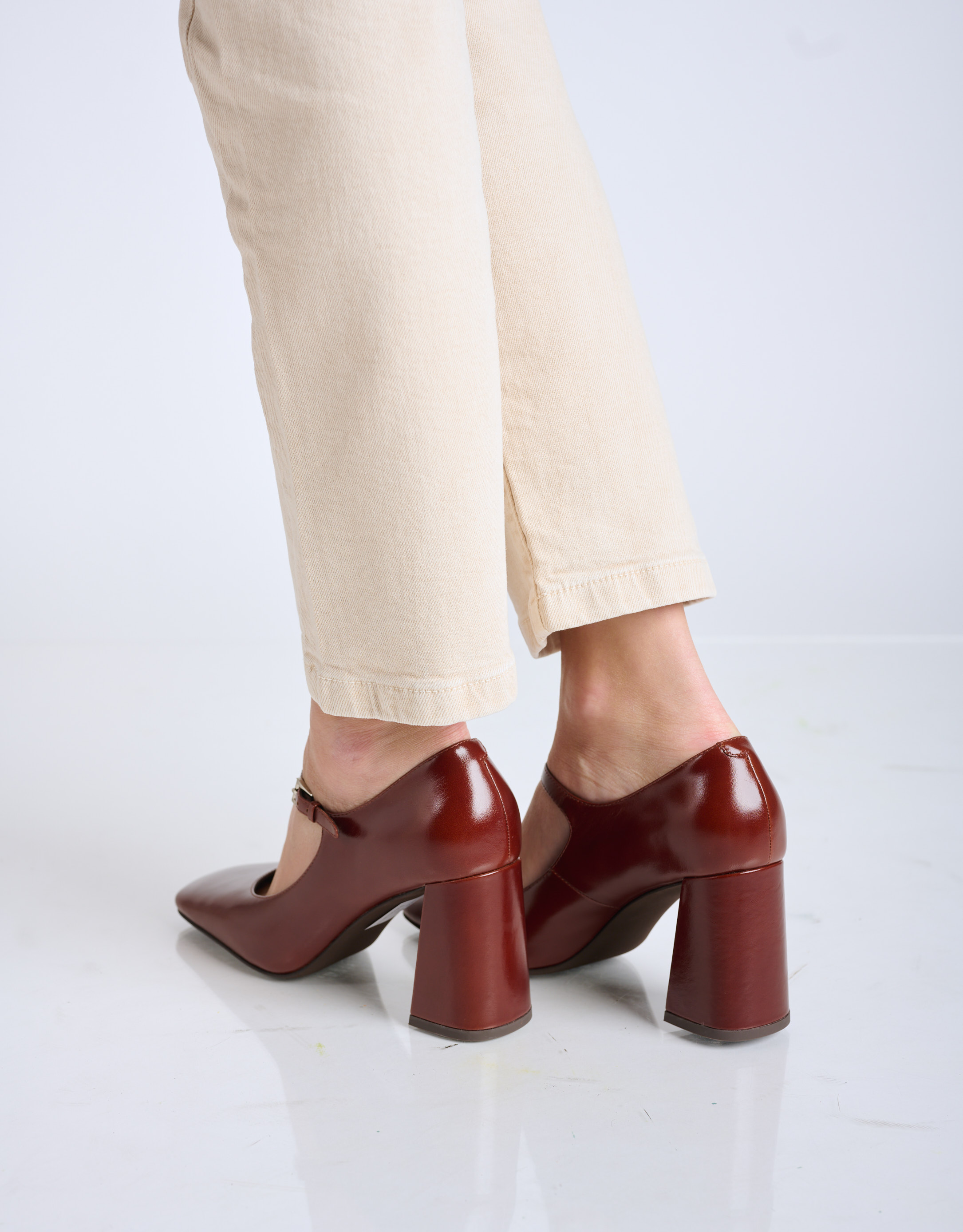 נעלי נשים - Jeffrey Campbell - נעלי עקב BOURDIN - חום4