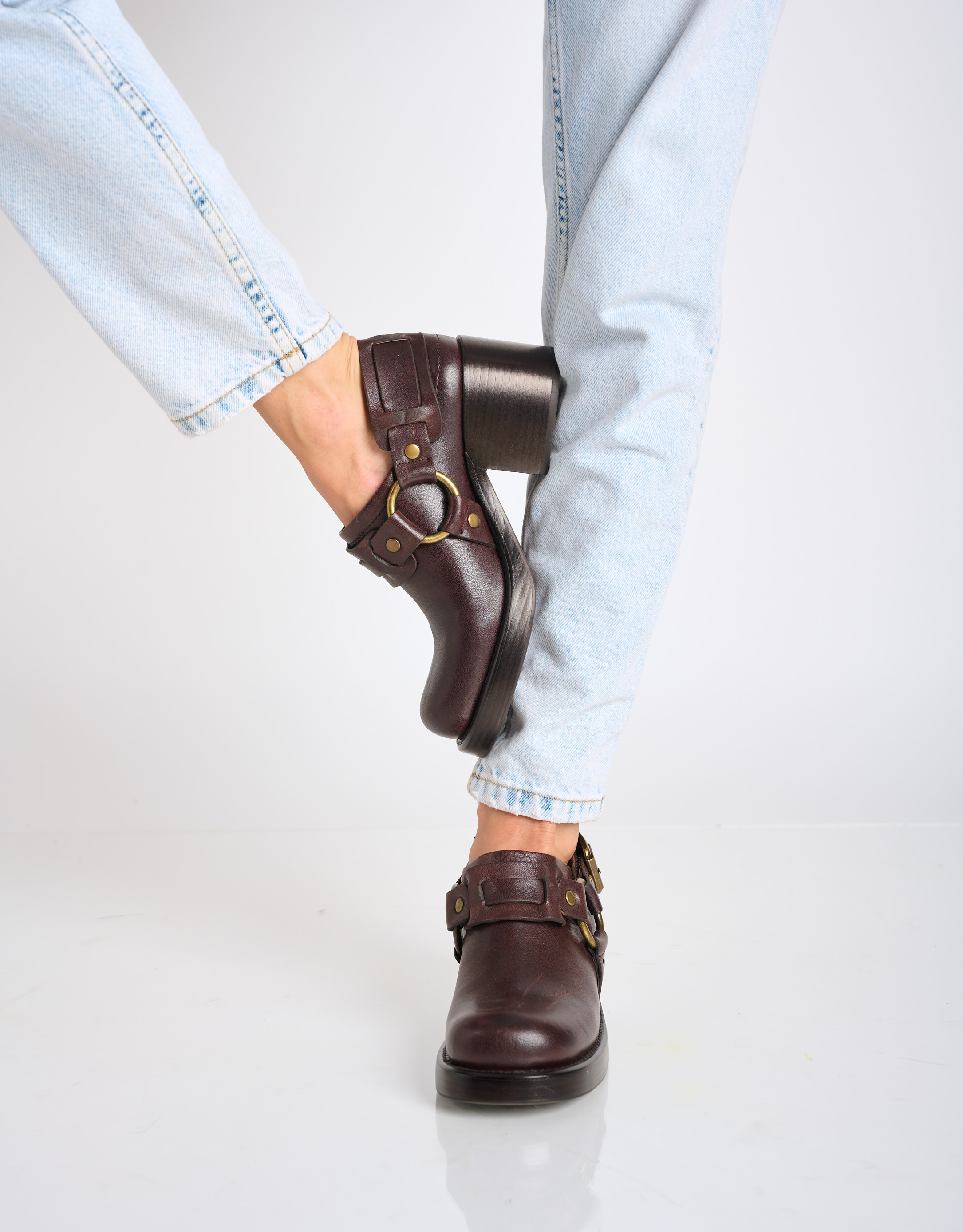 נעלי נשים - Jeffrey Campbell - נעליים REFLECTED - חום2