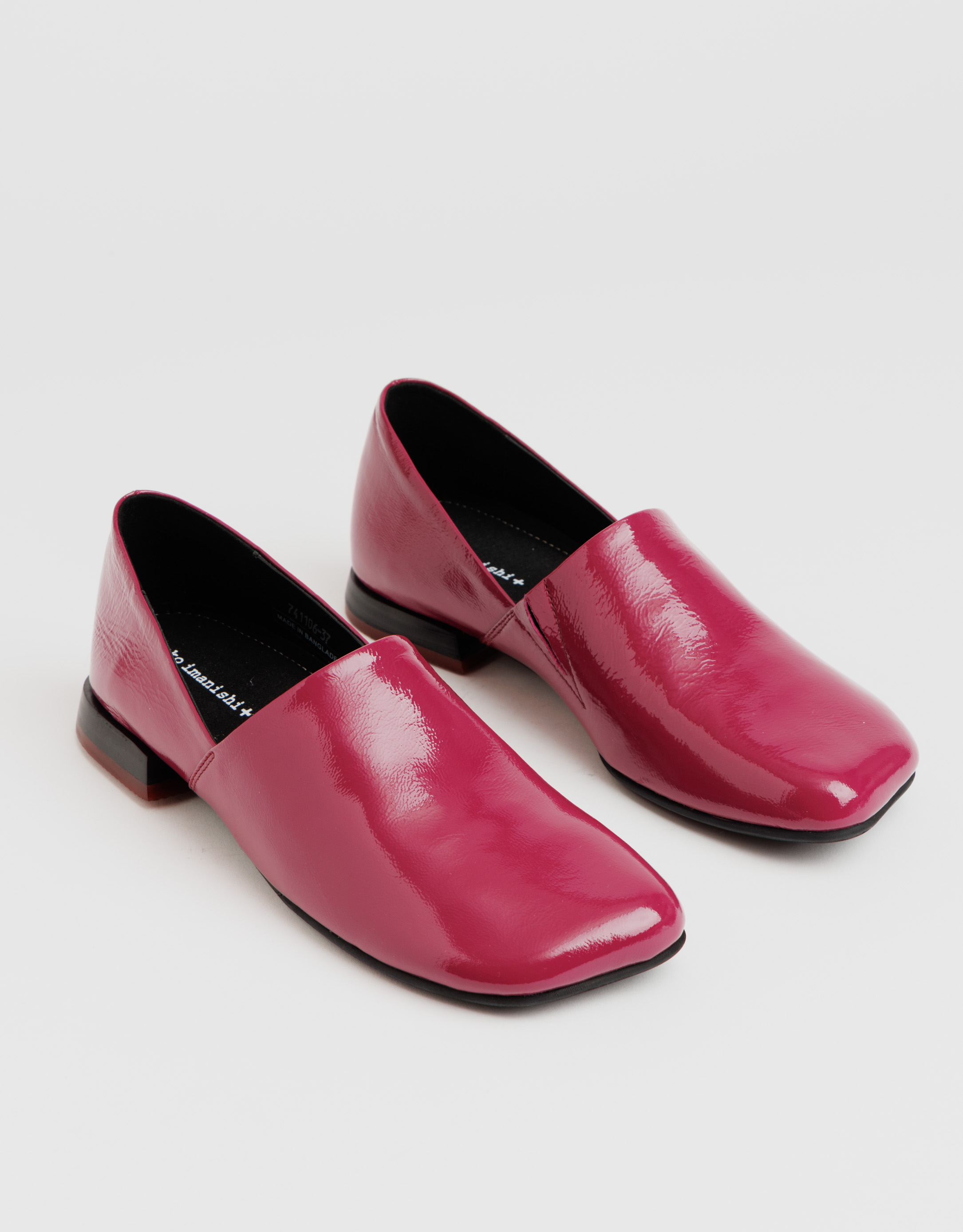 נעלי נשים - Yuko Imanishi - נעליים מבריקות שטוחות KEO - סגול2