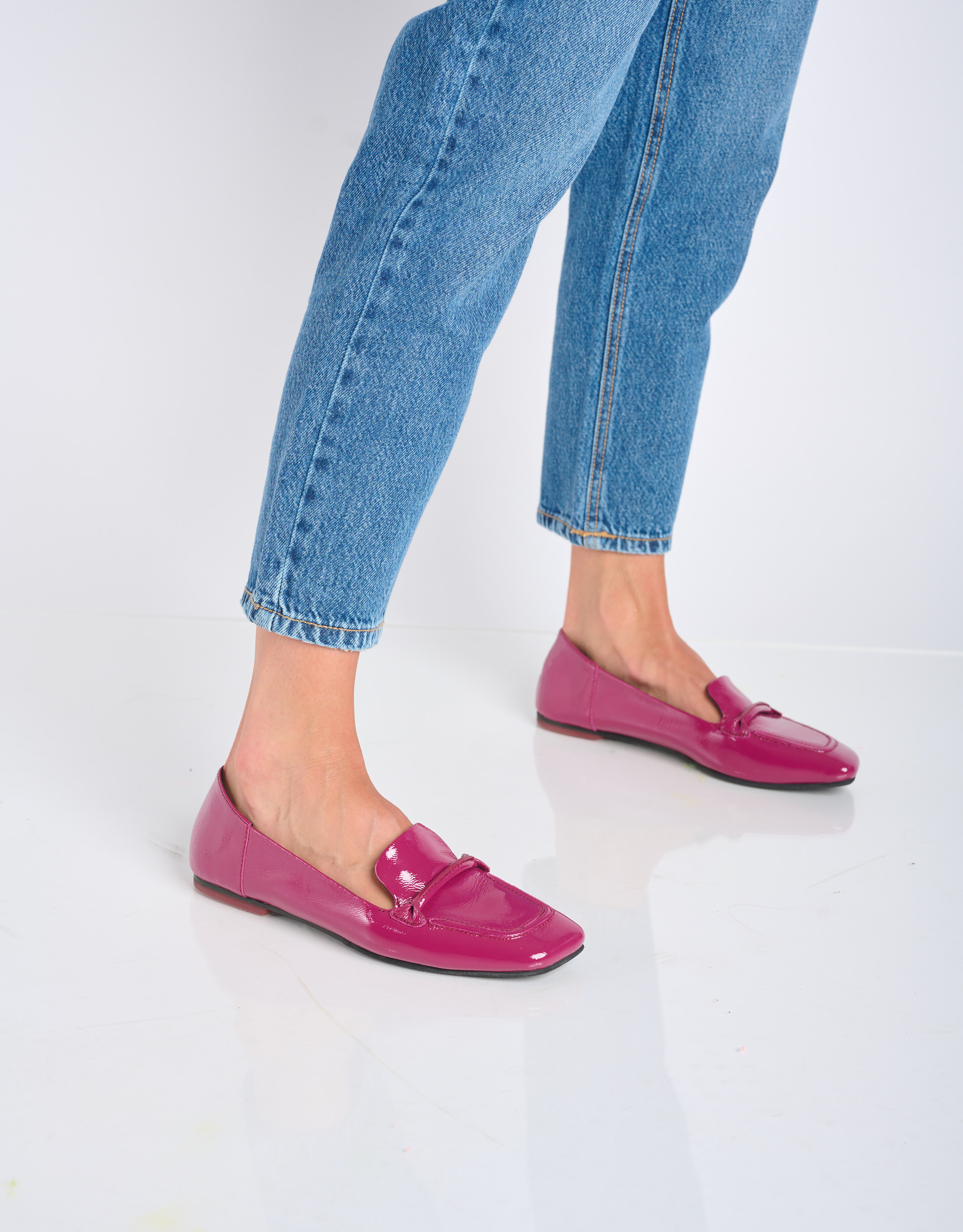 נעלי נשים - Yuko Imanishi - נעלי מוקסין RUCHI - סגול4