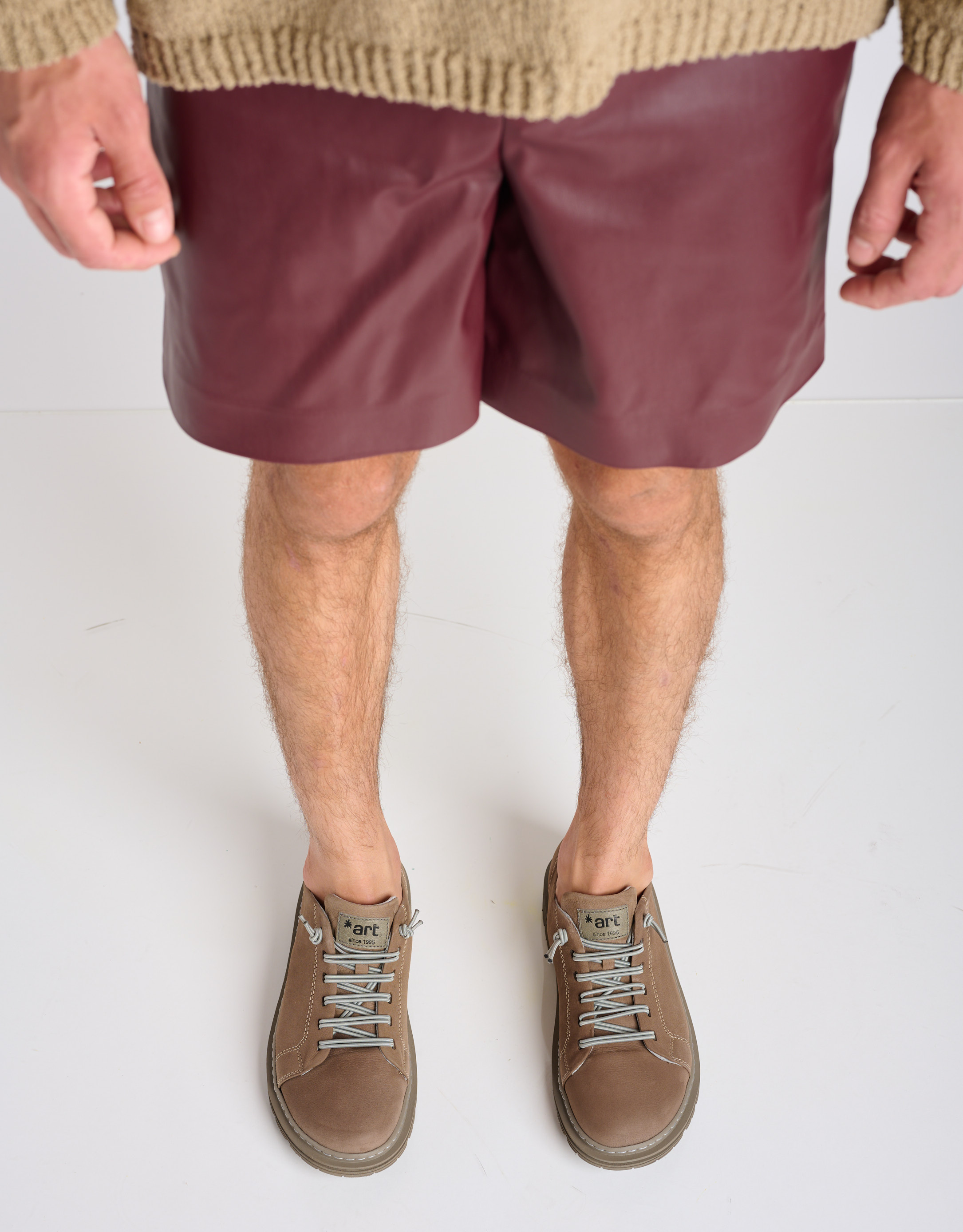 נעלי גברים - Art - נעלי עור BIRMINGHAM - אפור חום3