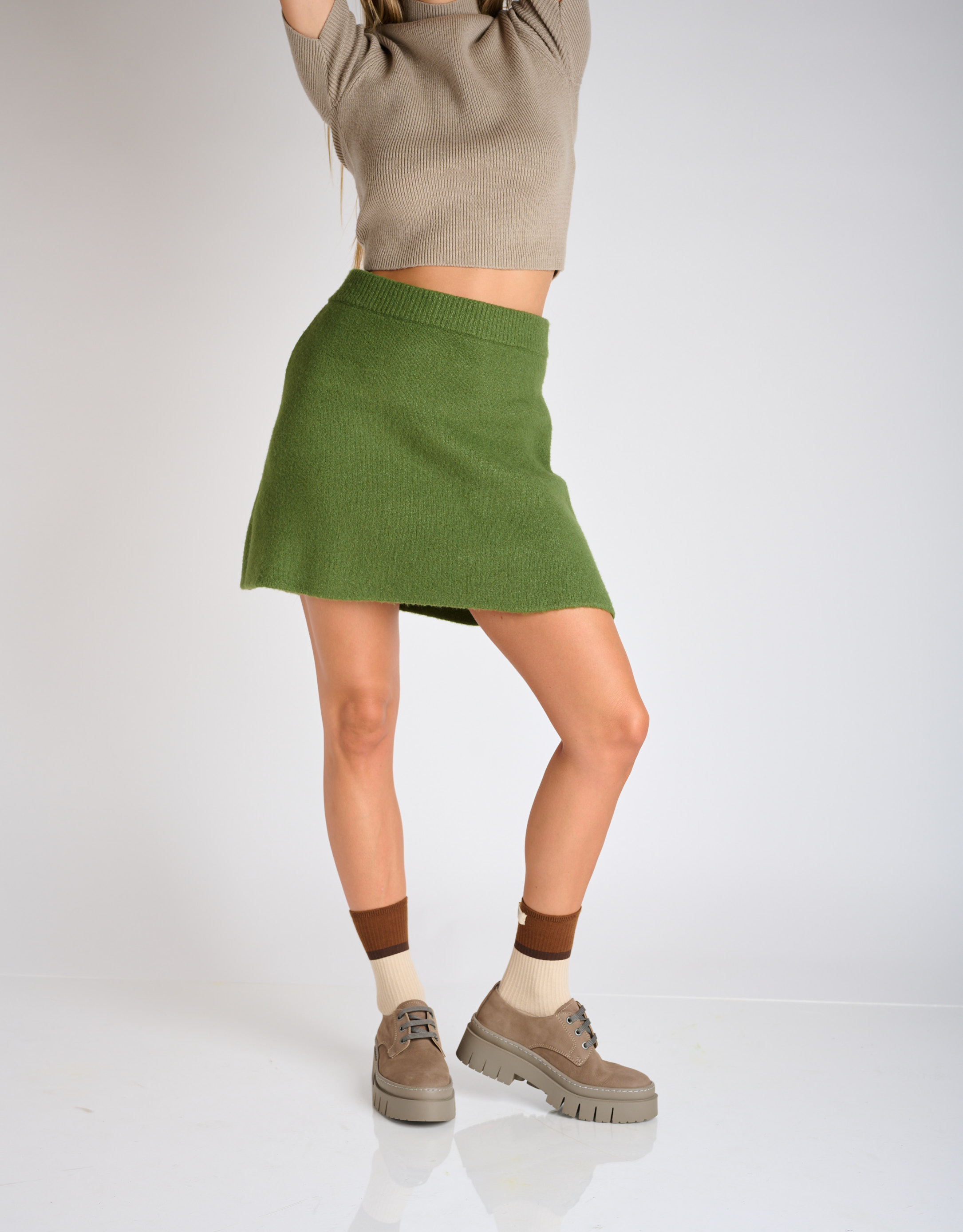 נעלי נשים - Art - נעלי פלטפורמה AMBERES - אפור חום2